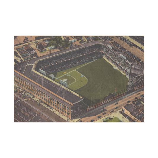 Vintage Ebbets Field Canvas Art - High-Quality, Eco-Friendly, Non-Toxic Wall Décor