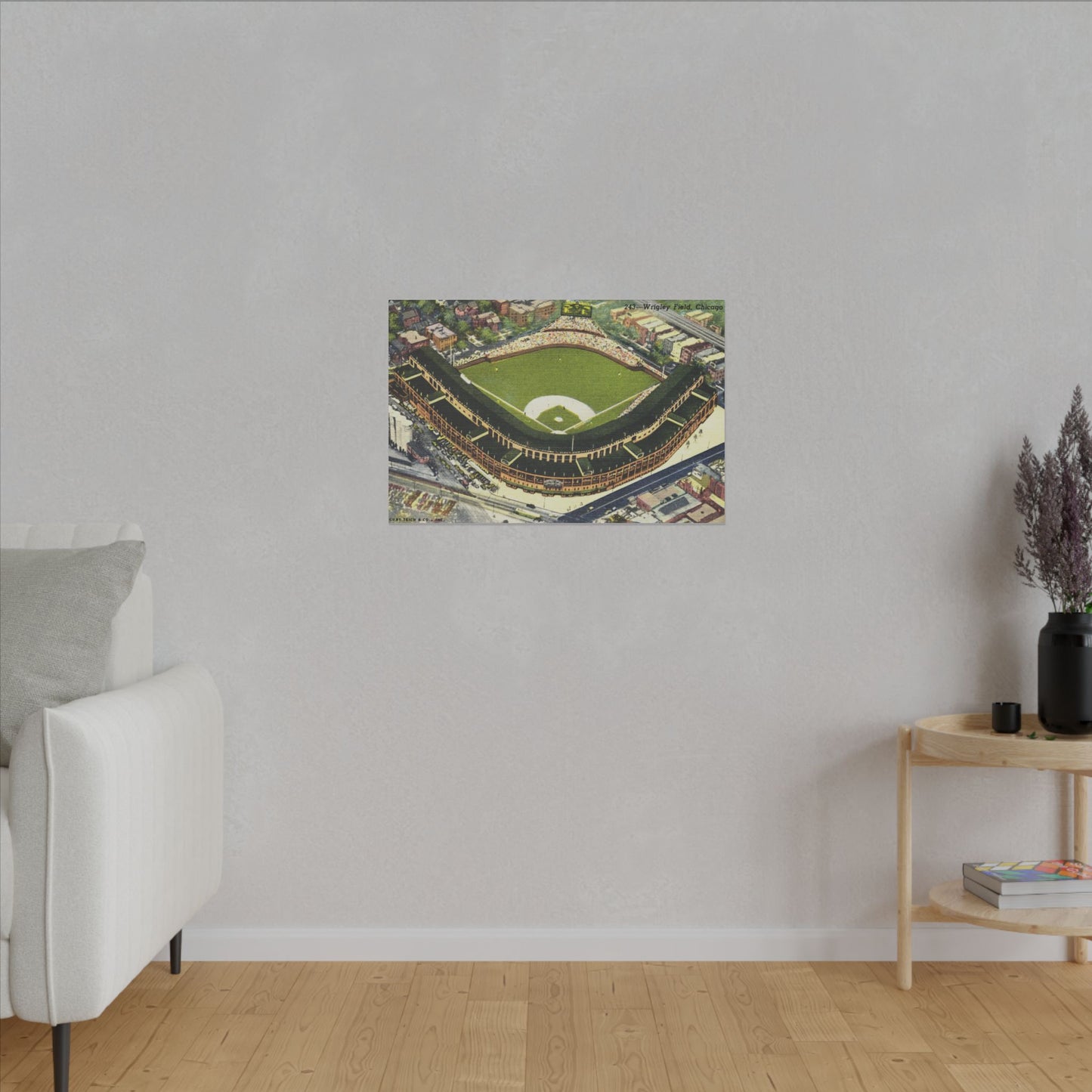 Nostalgic Wrigley Field Canvas Art Print