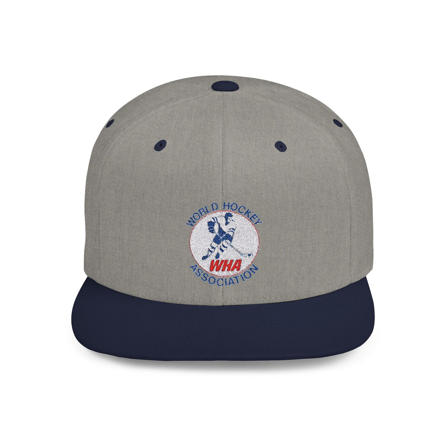 Retro World Hockey Association Logo SnapBack Hat - Old School Male 