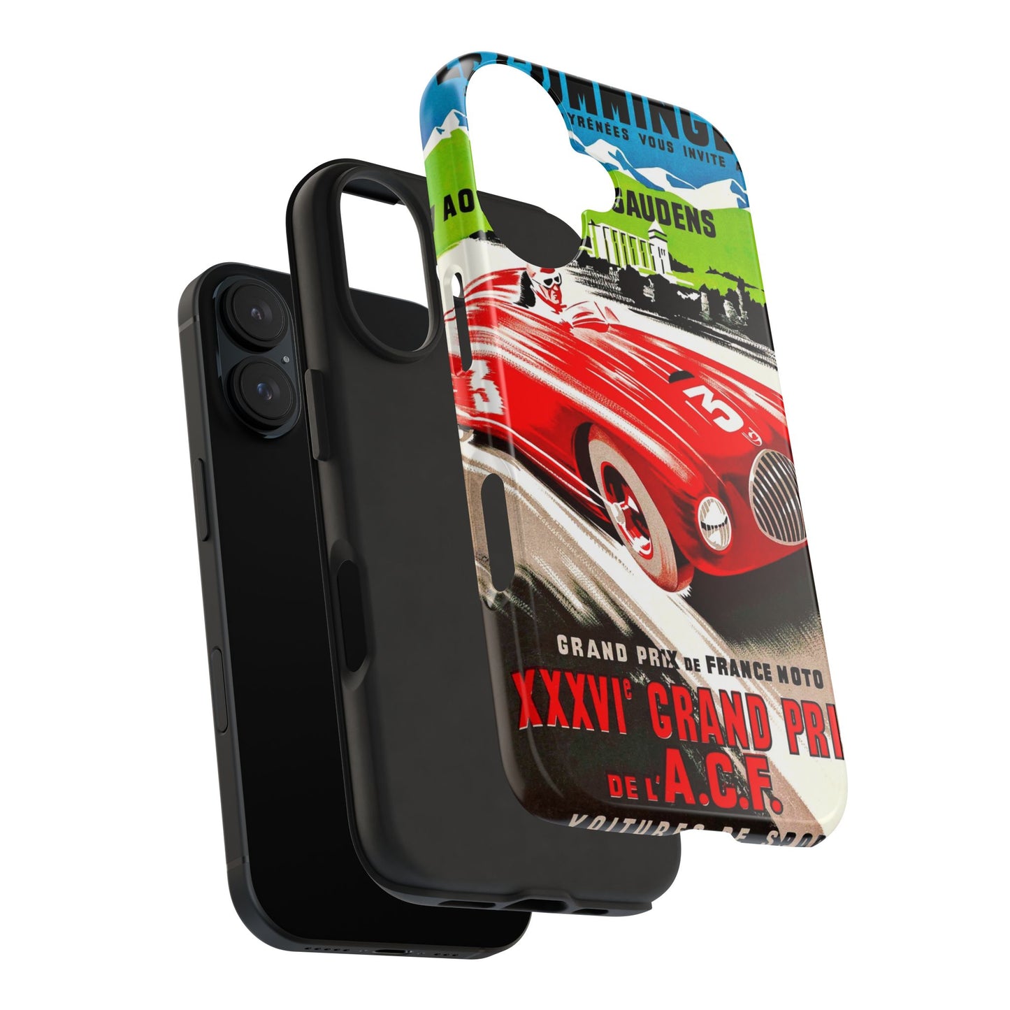 Vintage Racing Tough Phone Cases