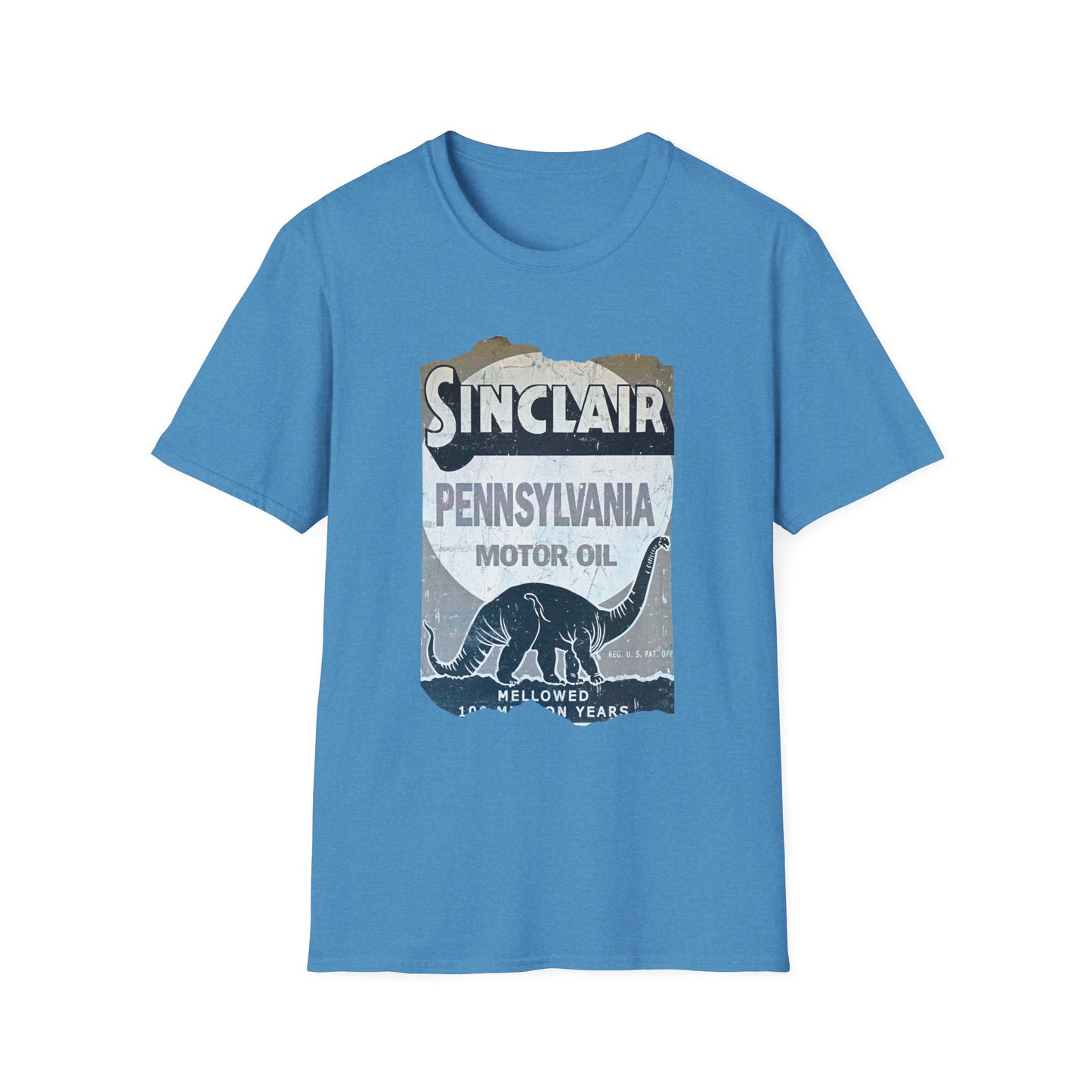 Retro Sinclair Oil Unisex Soft Cotton Tee - Old School Male 