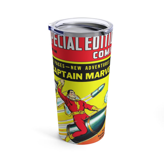 Vintage Captain Marvel Limited Edition 20oz Insulated Tumbler