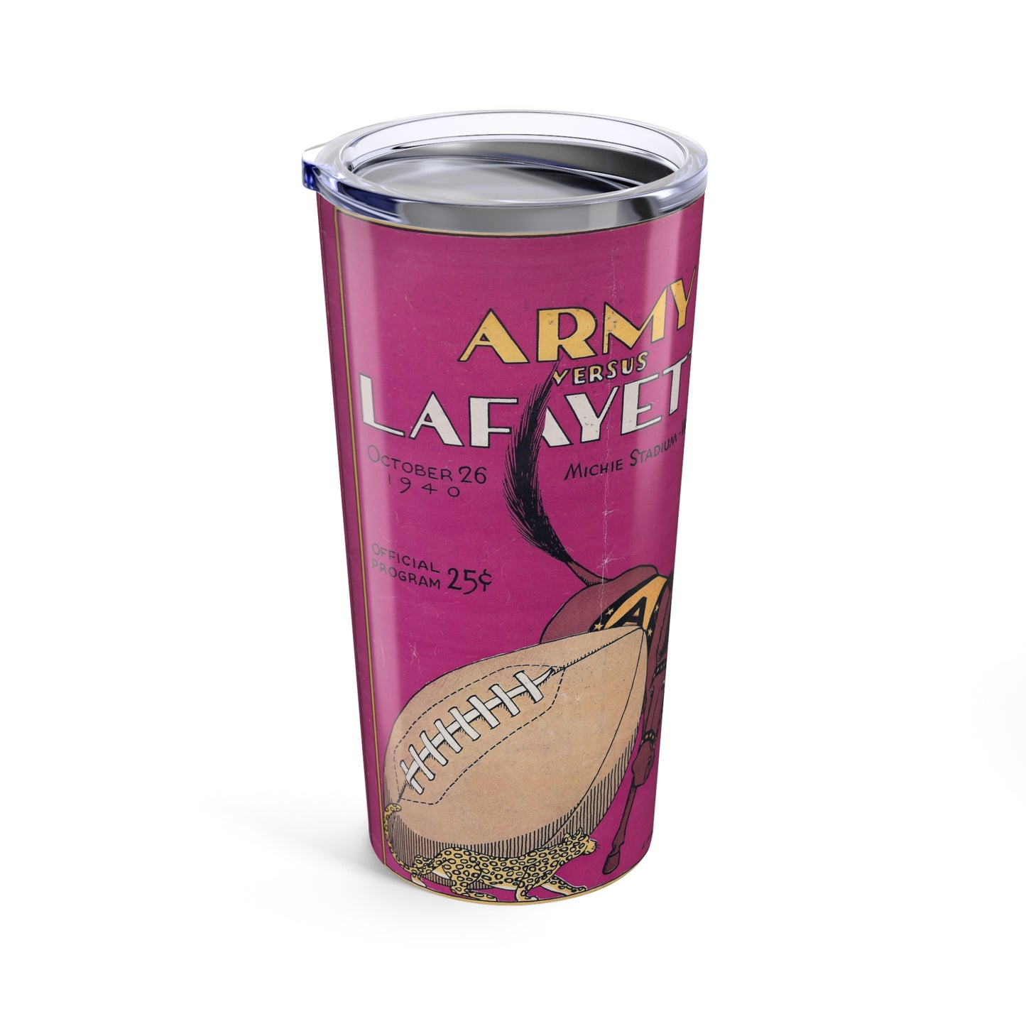 Retro Army vs. Lafayette Insulated Tumbler 20oz - Old School Male 