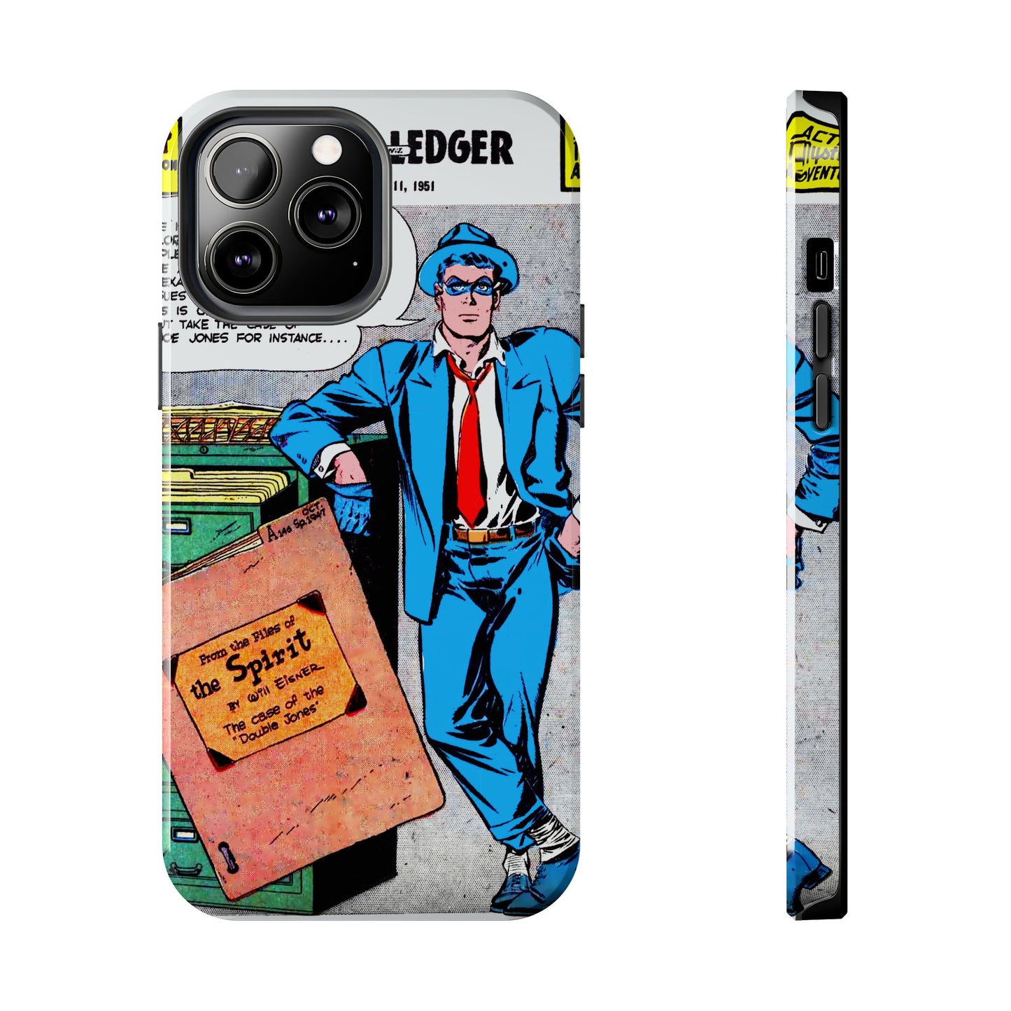 Vintage Spirit Comic Cover Durable Phone Cases - Old School Male 