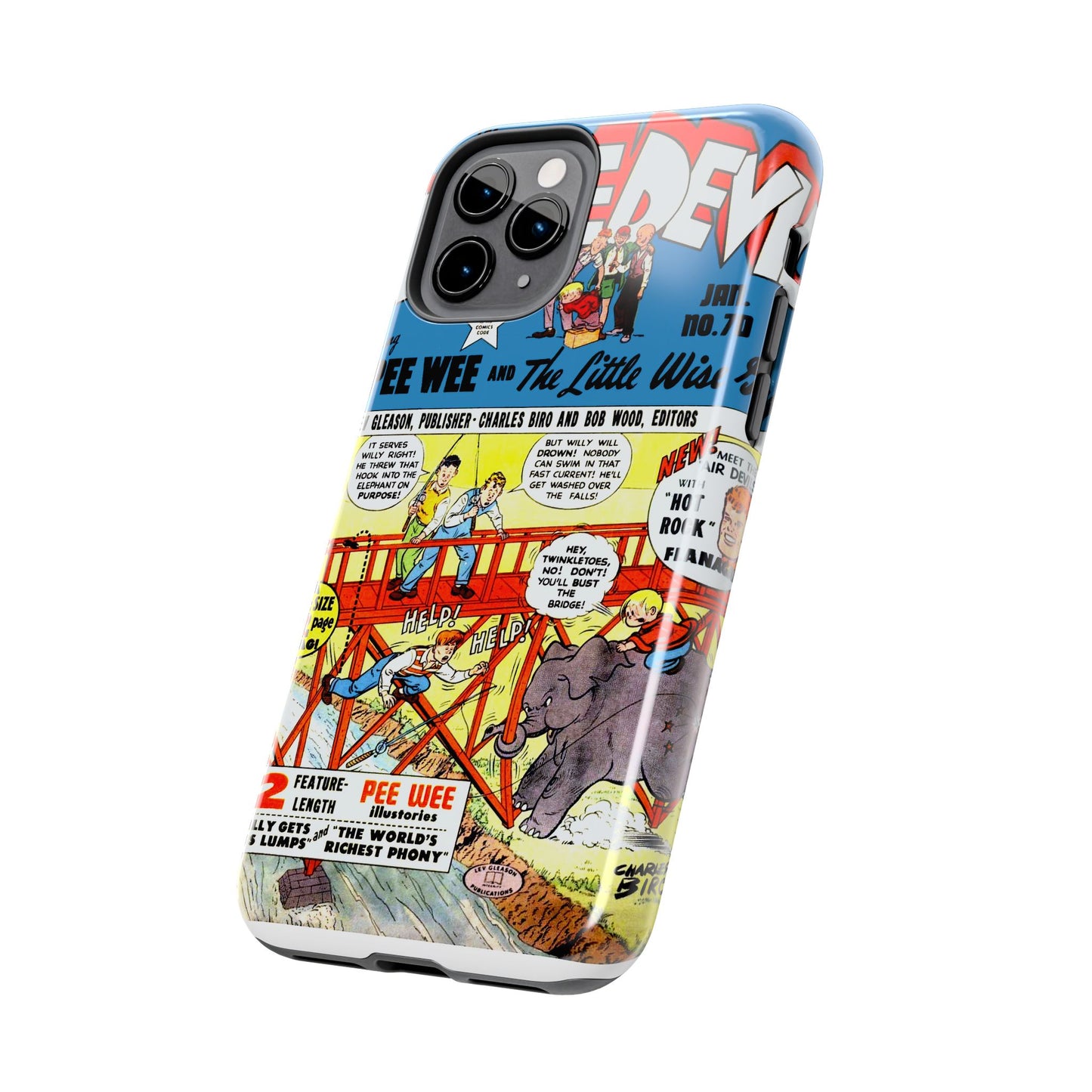 Vintage Comic Book Inspired Phone Case - Old School Male 