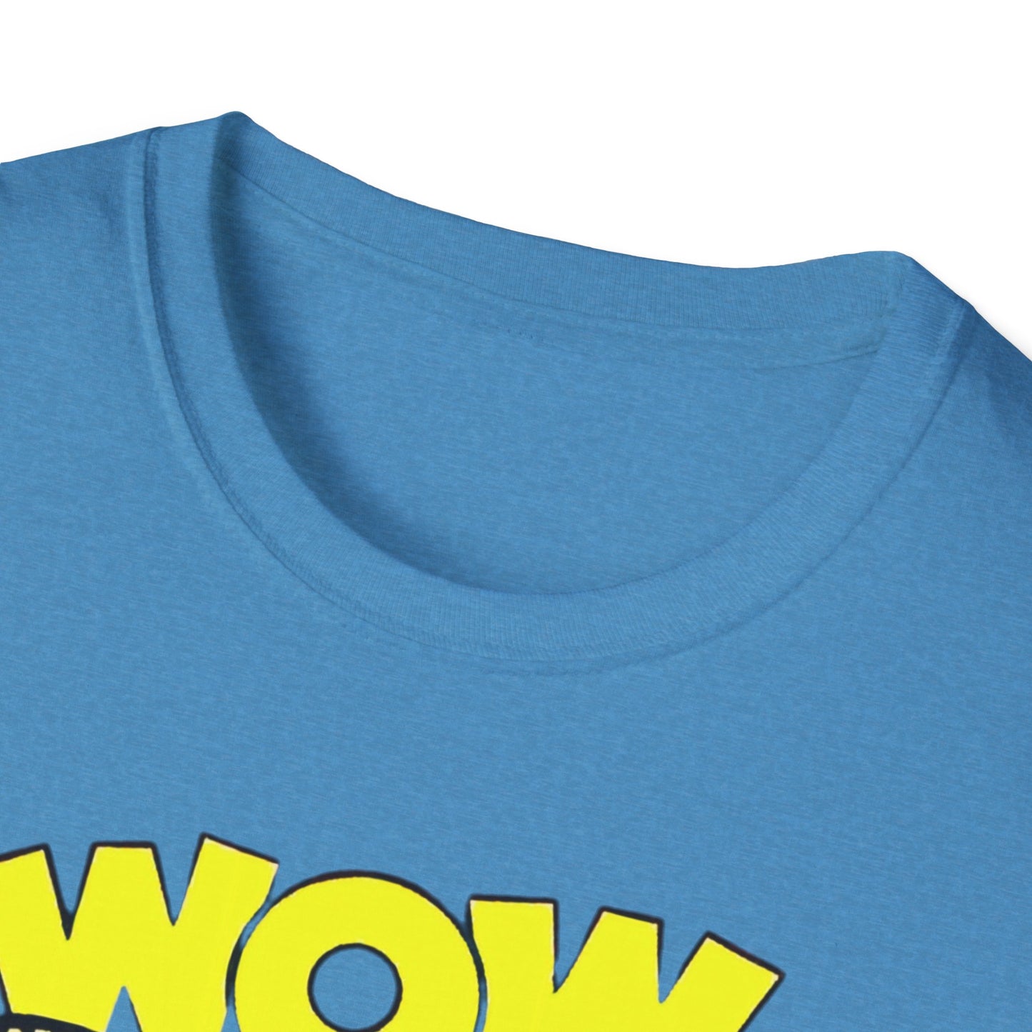 Retro Wow Comics T-Shirt - 100% Cotton, Classic Fit, Perfect for Comic Enthusiasts