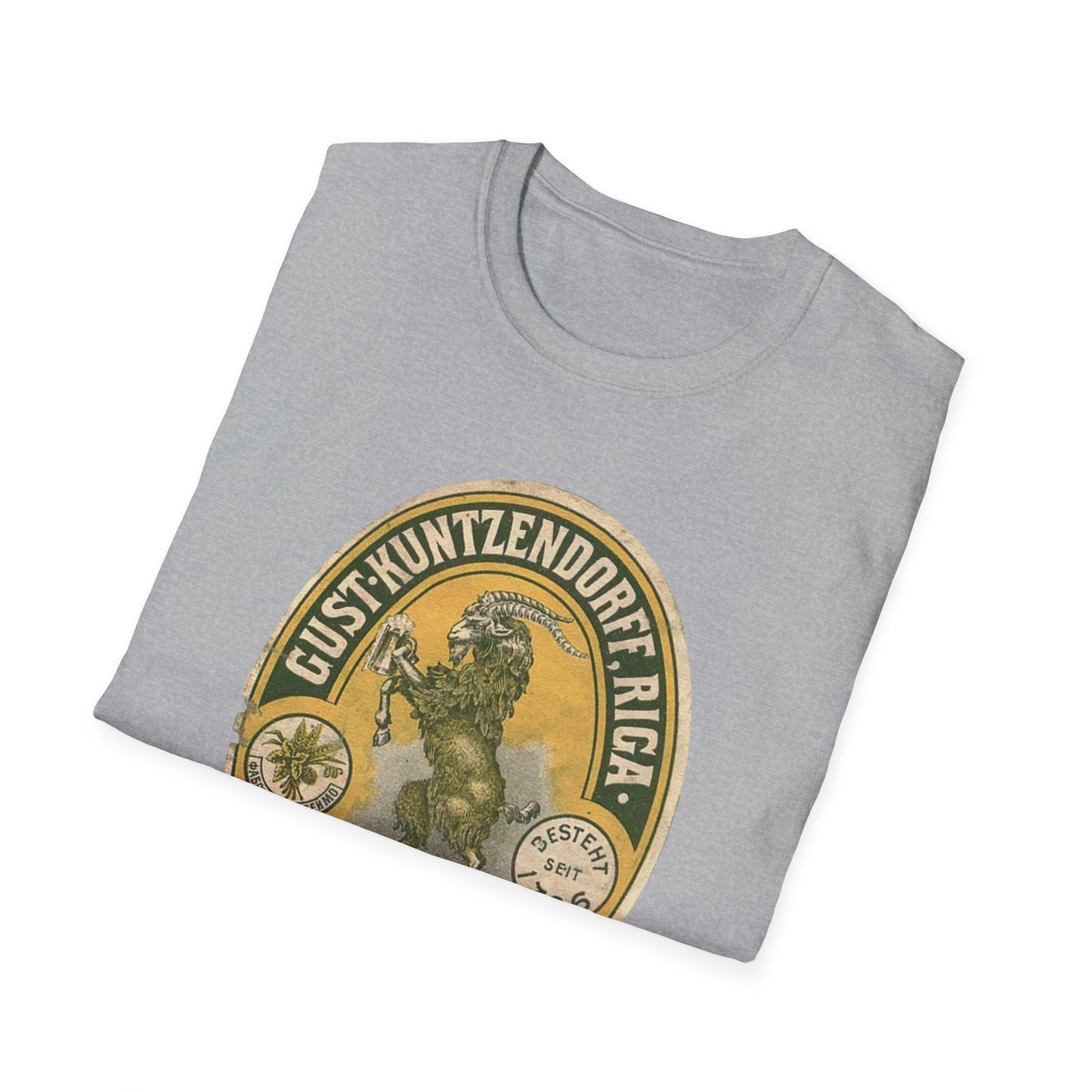 Sip in Style With This Vintage Bock Beer Unisex Softstyle Tee - Pure Cotton Comfort!