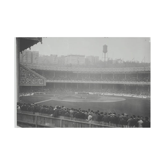 Vintage World Series Canvas Print - Classic Baseball Décor for Sports Enthusiasts