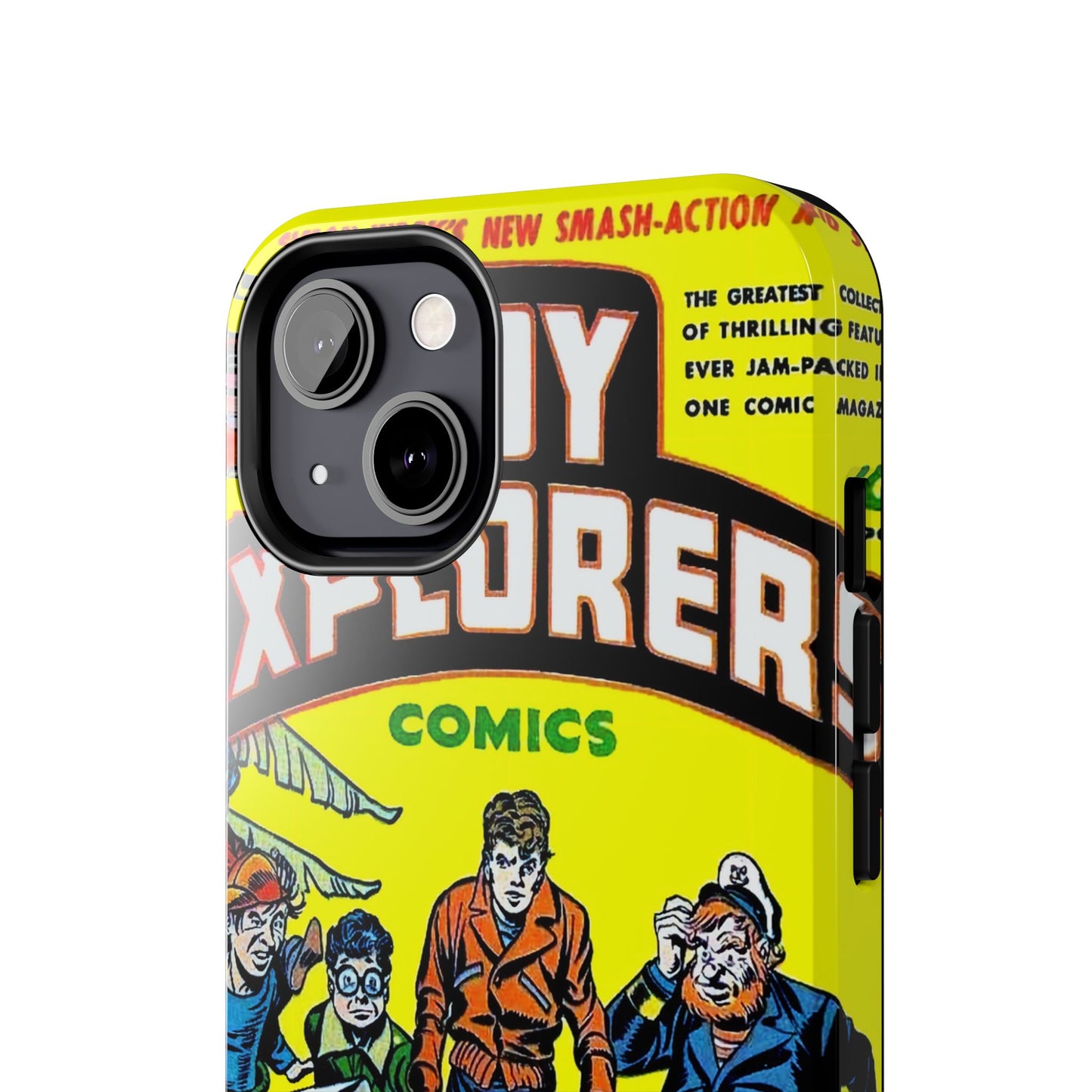 Vintage Comic Book Cover Rugged Phone Cases - Old School Male 