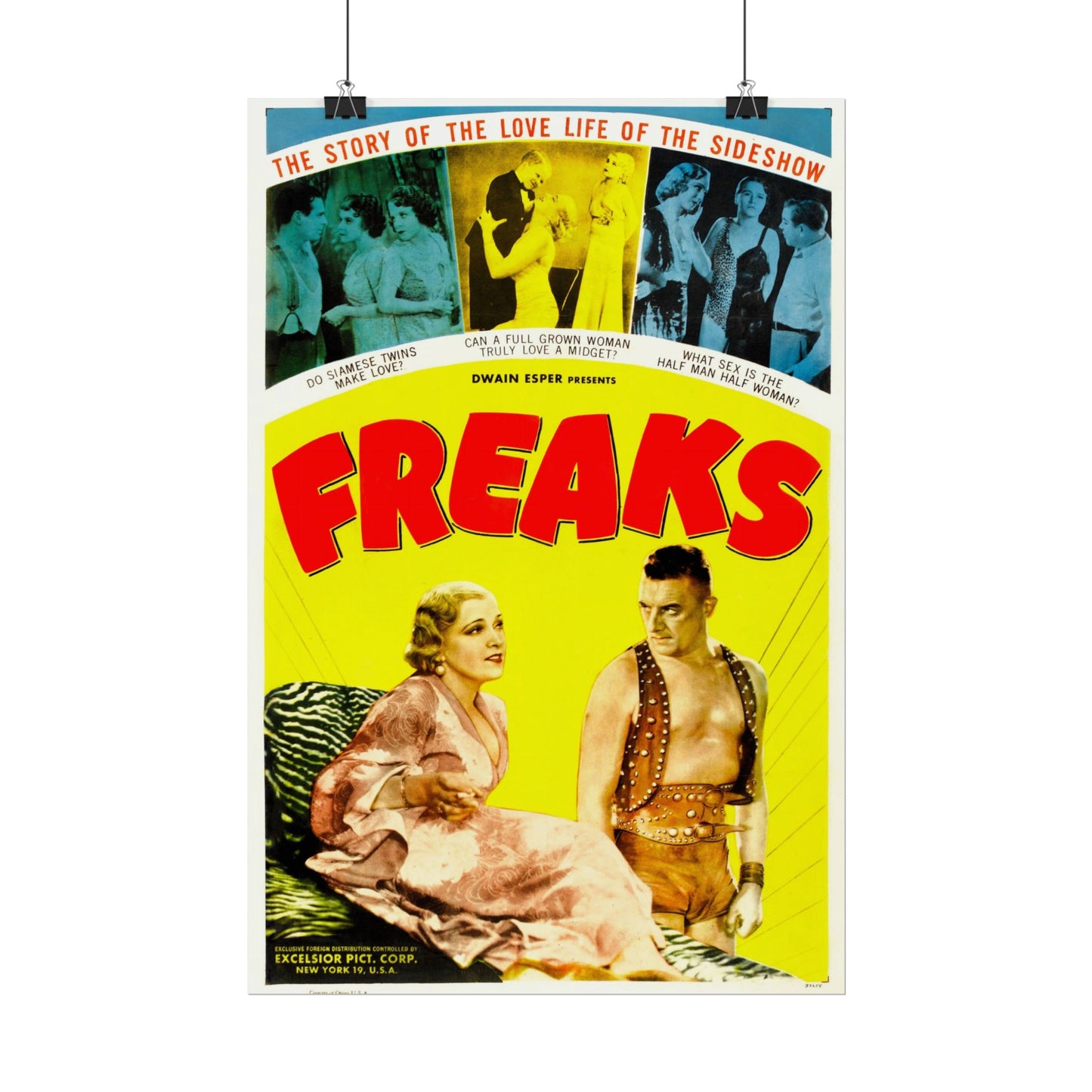 Vintage Freaks Rolled Poster