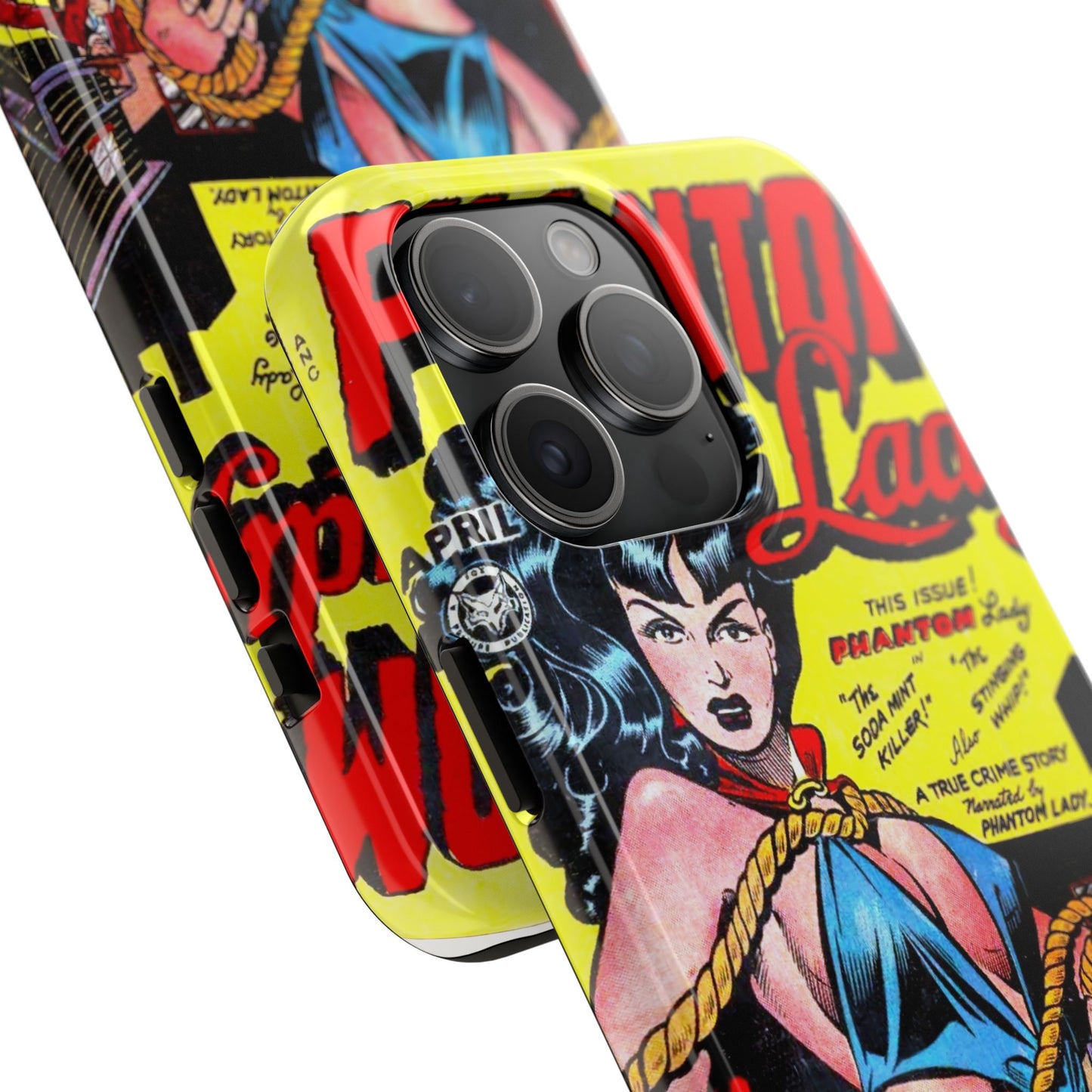 Vintage Phantom Lady Comic Book Phone Cover