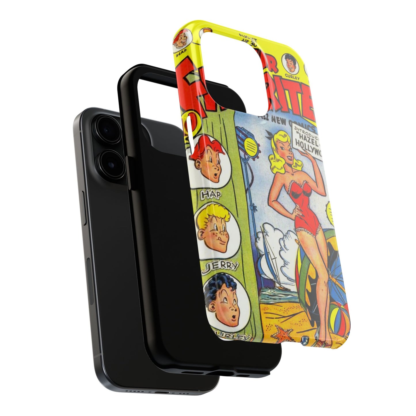 Vintage Comic Book Phone Case - Retro Art Design