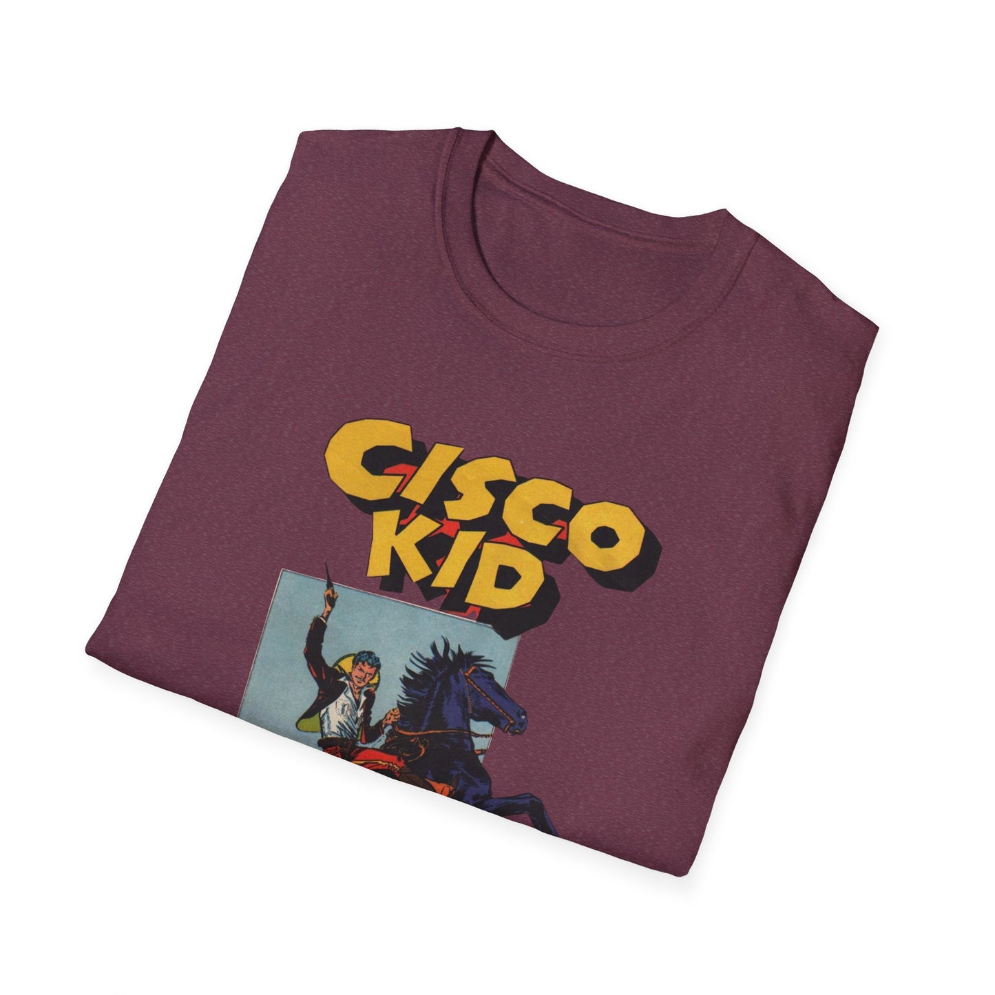 Retro Cisco Kid Comic Book T-Shirt - 100% Cotton, Classic Fit, Perfect for Comic Fans!