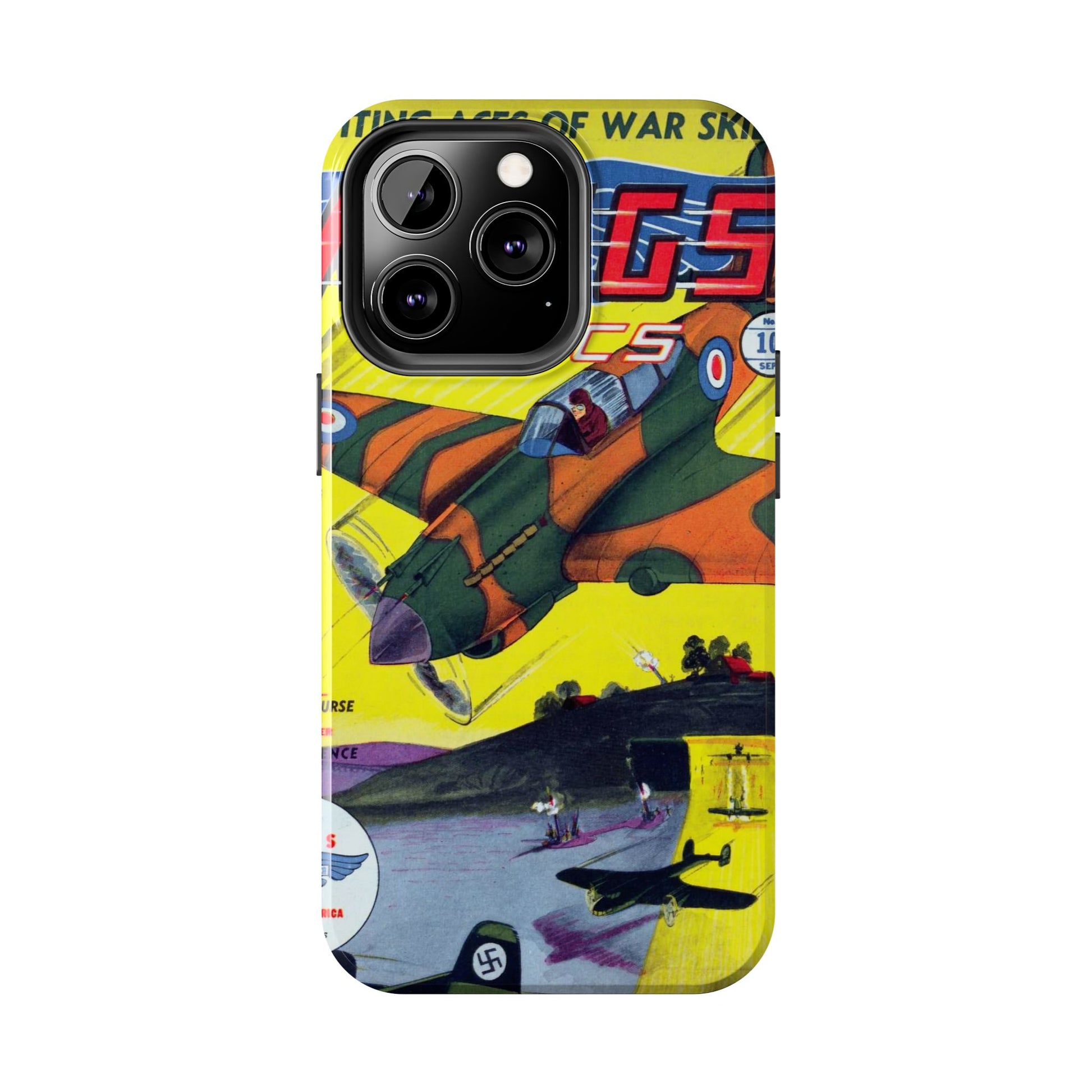 Vintage Comic Book Art Tough Phone Cases - Old School Male 