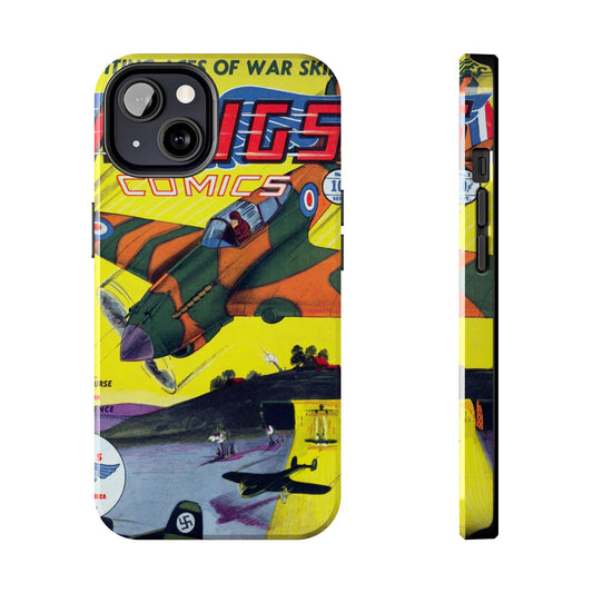 Vintage Comic Book Art Tough Phone Cases - Old School Male 