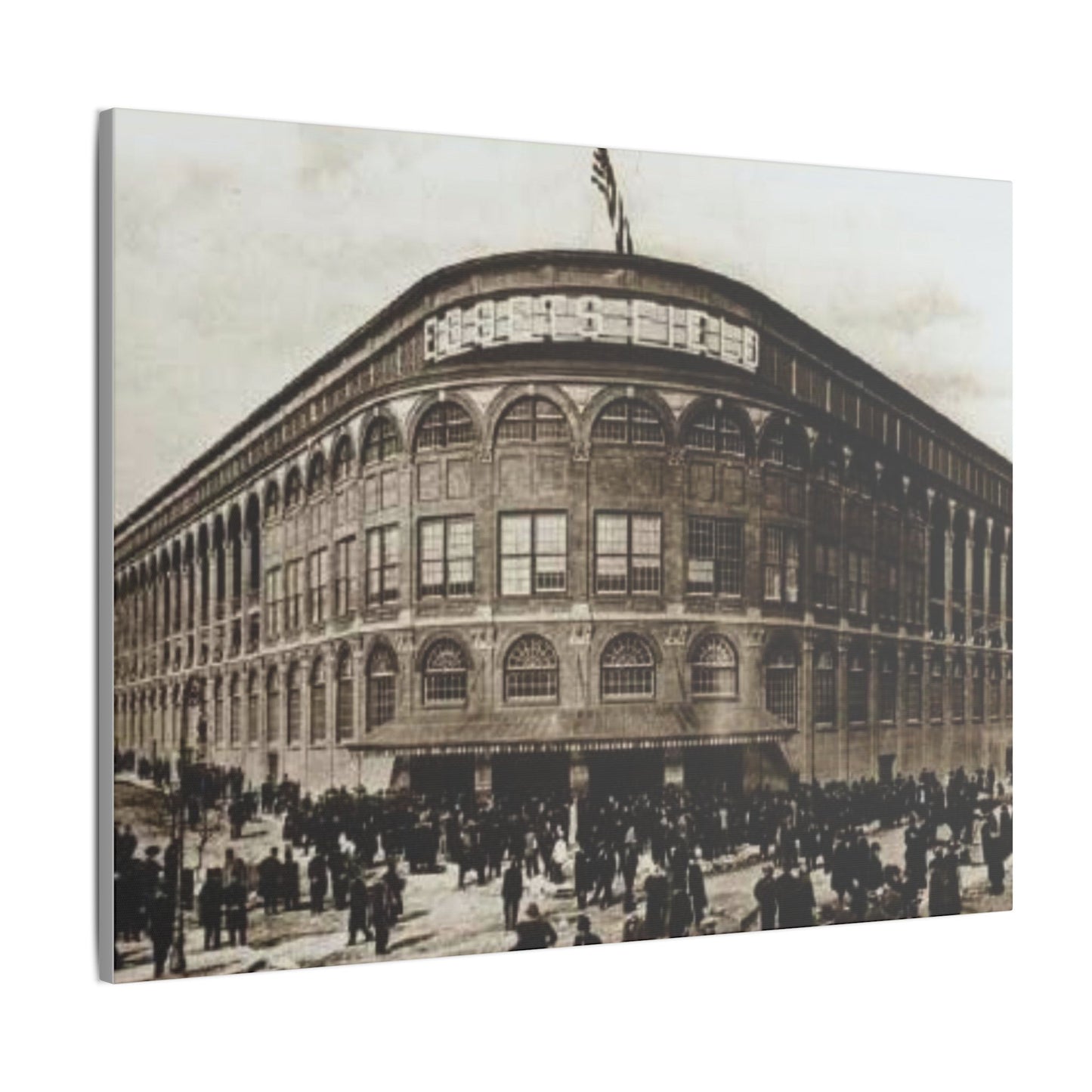 Nostalgic Ebbets Field Canvas Art Print