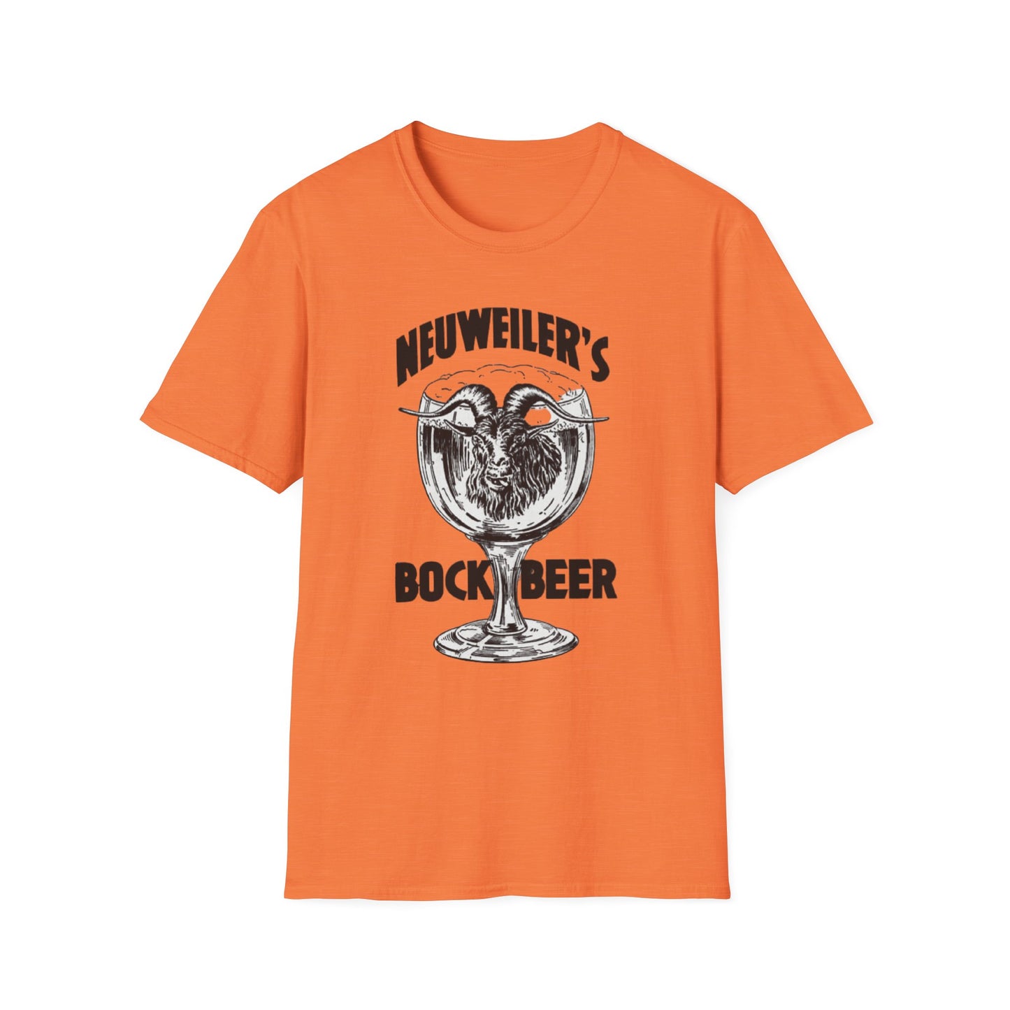 Sip Back and Relax: Vintage Neuweiler's 100% Cotton Bock Beer T-Shirt for Ultimate Chill Vibes