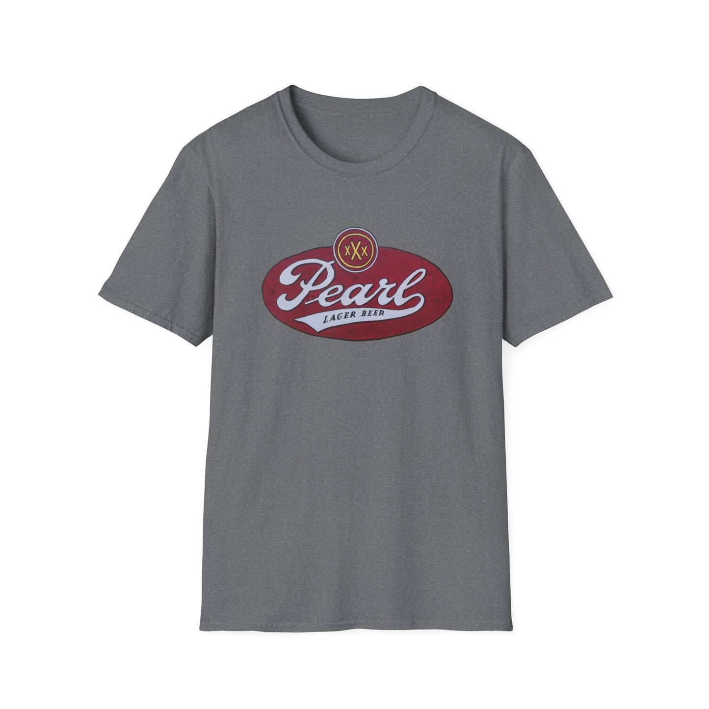 Vintage-Inspired Pearl Lager Unisex Soft Cotton Tee - Old School Male 