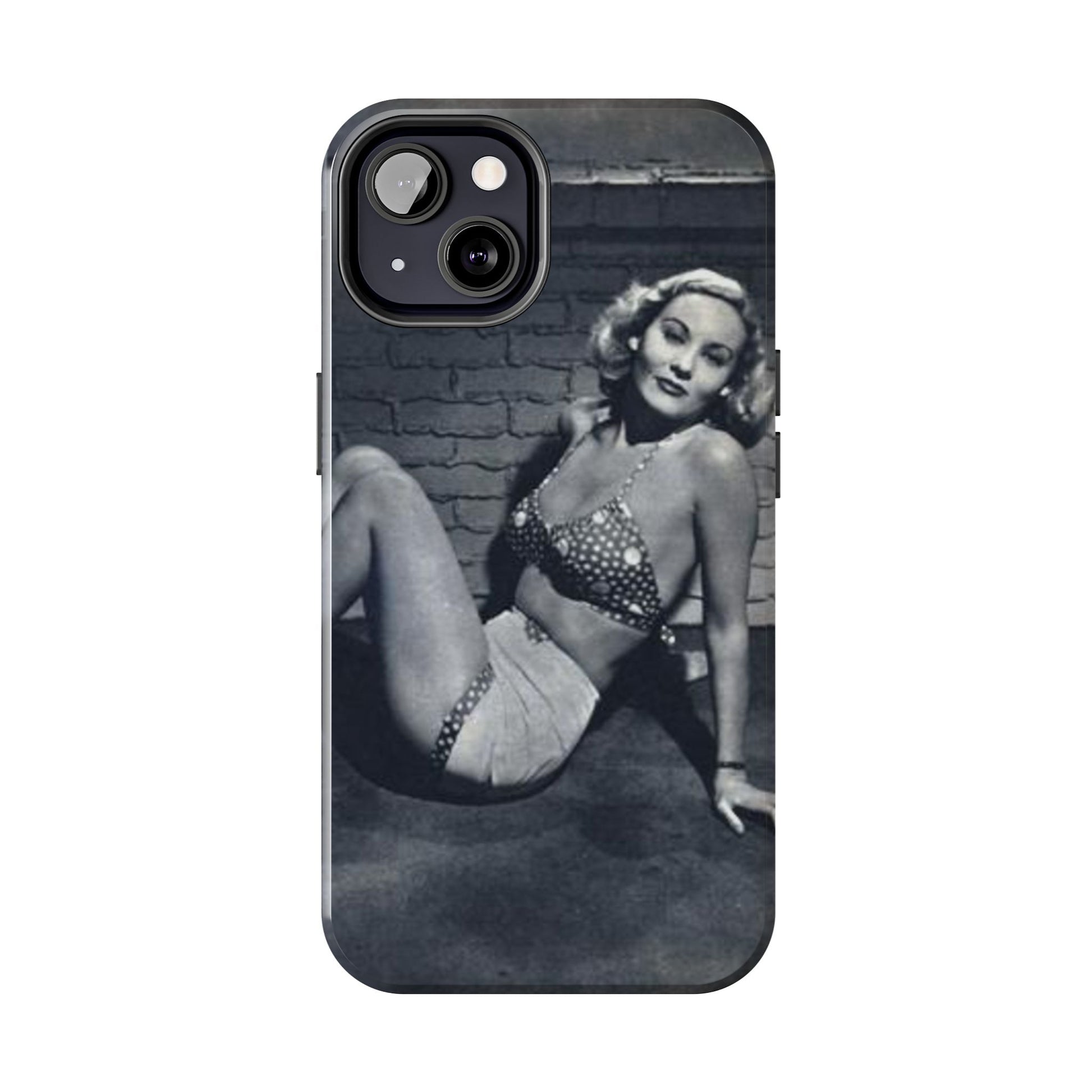 Retro Pinup Girl Tough Smartphone Cases - Old School Male 