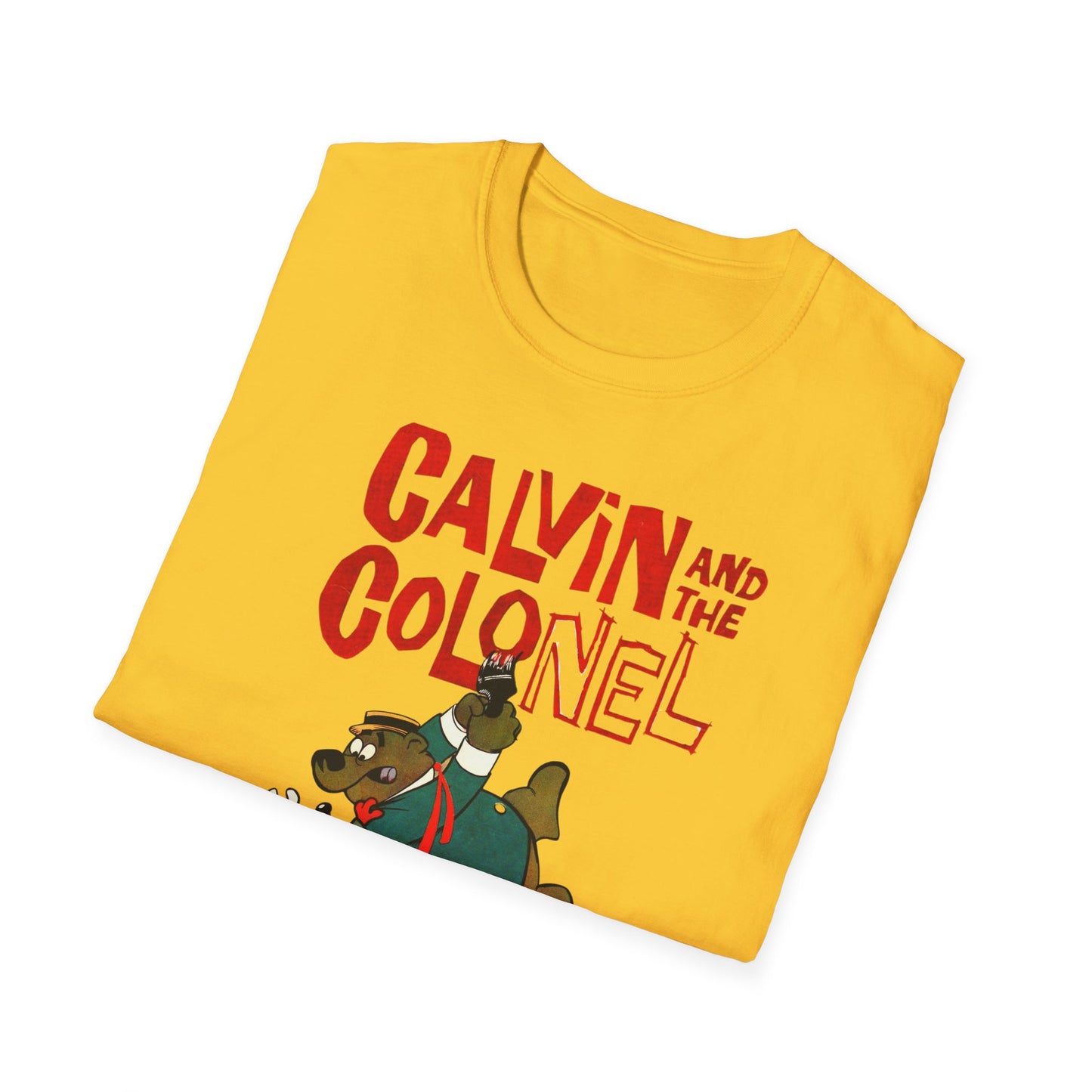 Retro Calvin and the Colonel Comic Characters T-Shirt