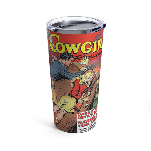 Vintage-Inspired Comic Book Tumbler 20oz - Old School Male 