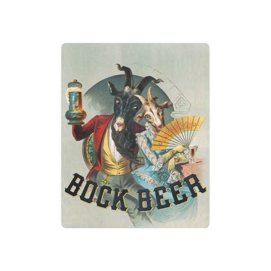 Metal Art Sign - Vintage Bock Beer Metal Sign - Old School Male 