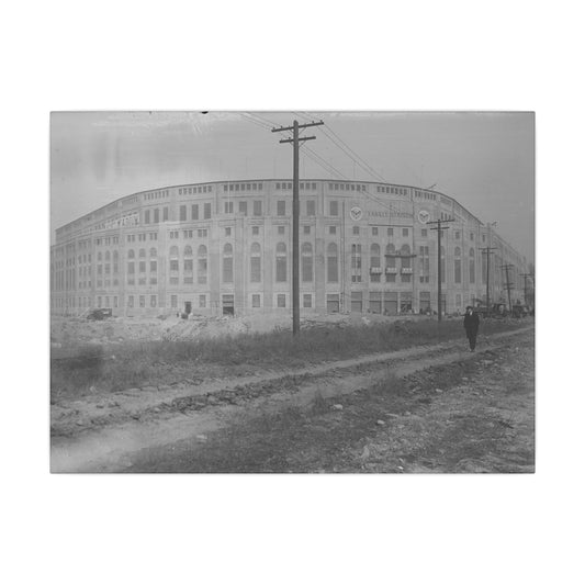 Yankee Stadium 1923 Vintage Canvas Print - Old School Male 