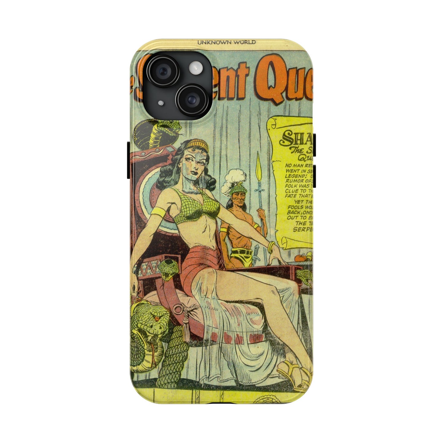 Vintage Serpent Queen Fantasy Comic Phone Case - Old School Male 