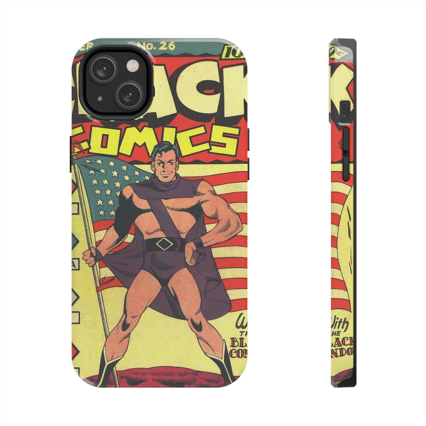 Vintage Comic Book Style Phone Case - Old School Male 