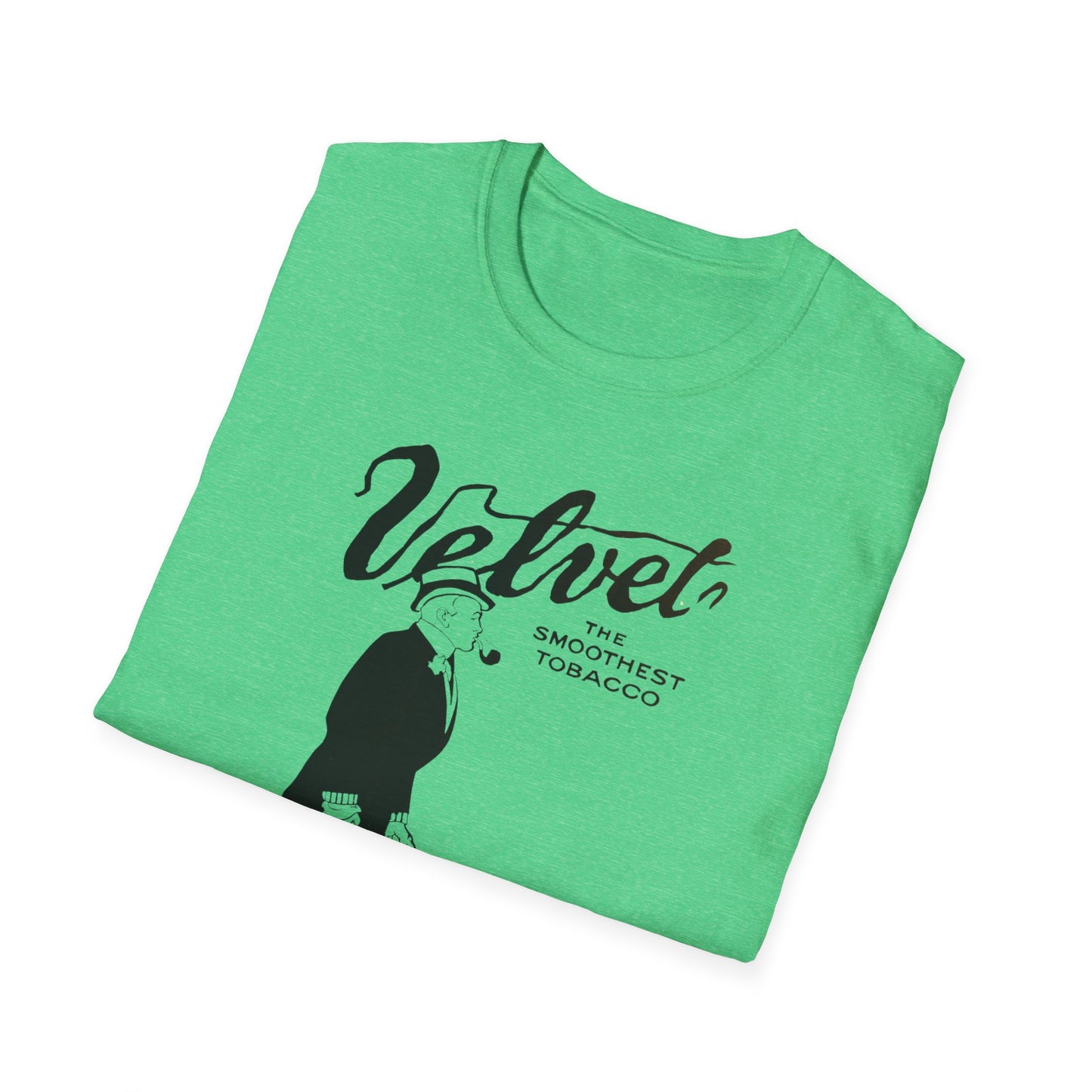 Vintage Velvet Tobacco Ad Unisex T-Shirt - Retro Style, 100% Soft Cotton, Classic Fit