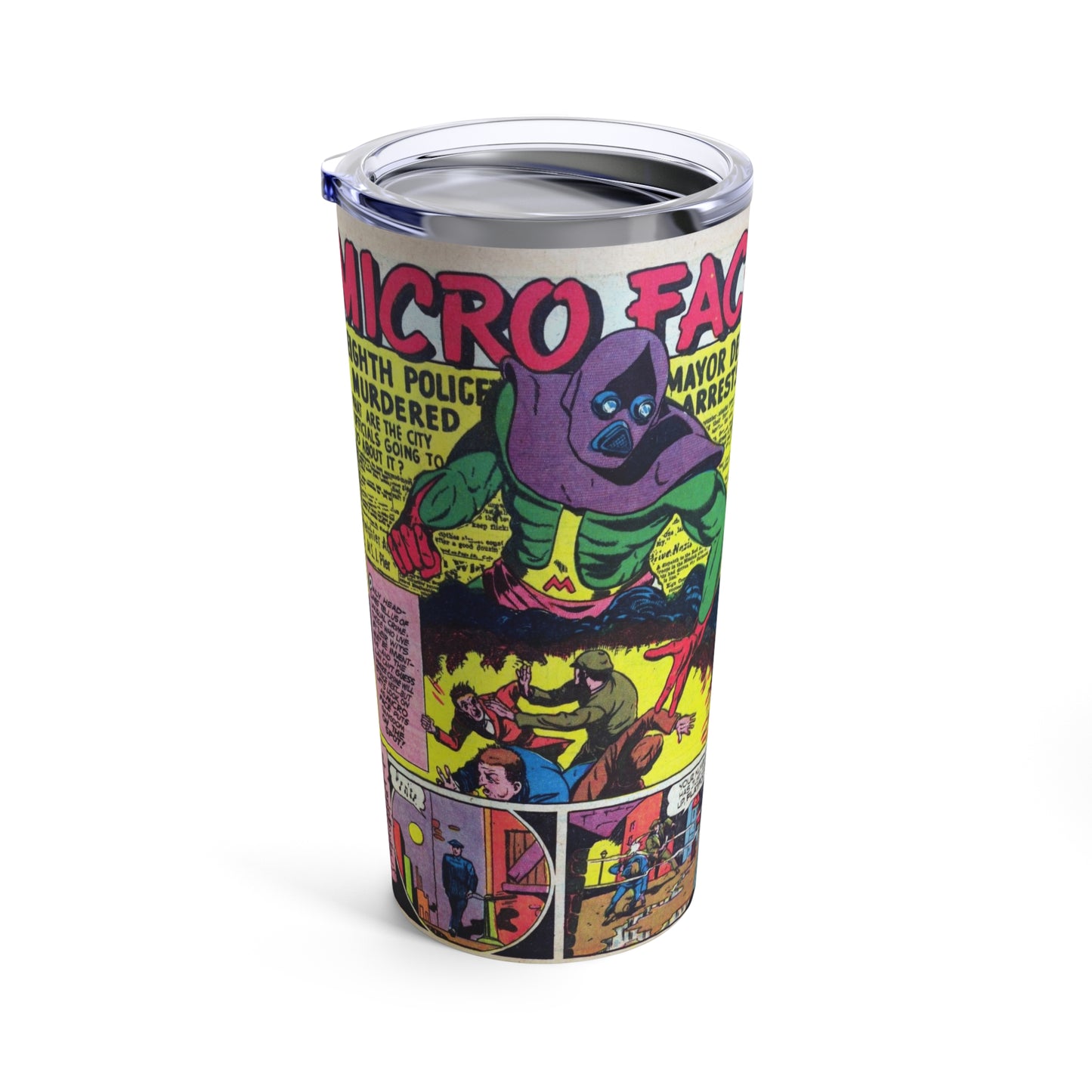 Vintage Comic Strip Insulated Tumbler 20oz