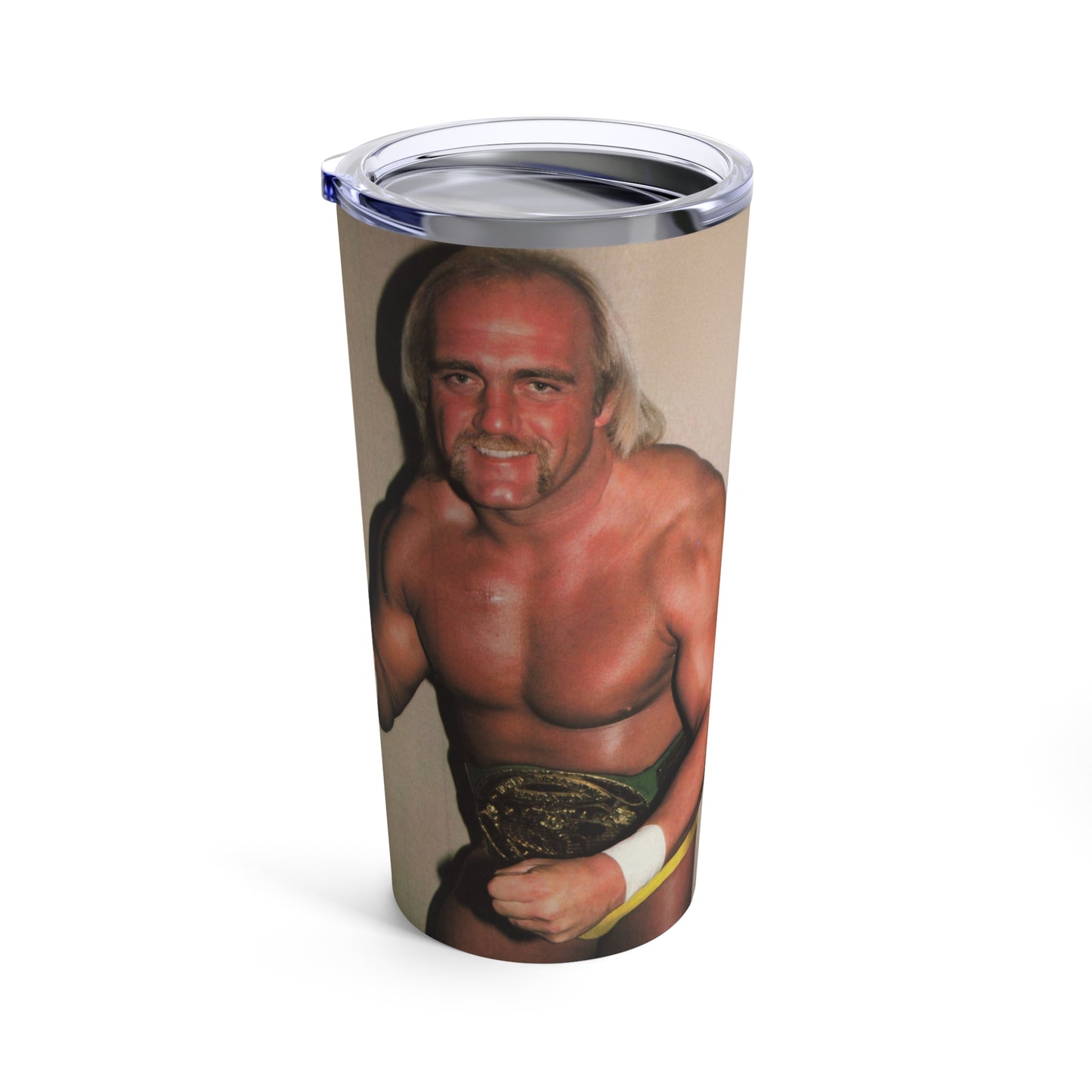 Hulk Hogan Insulated 20oz Stainless Steel Tumbler - Old School Male 