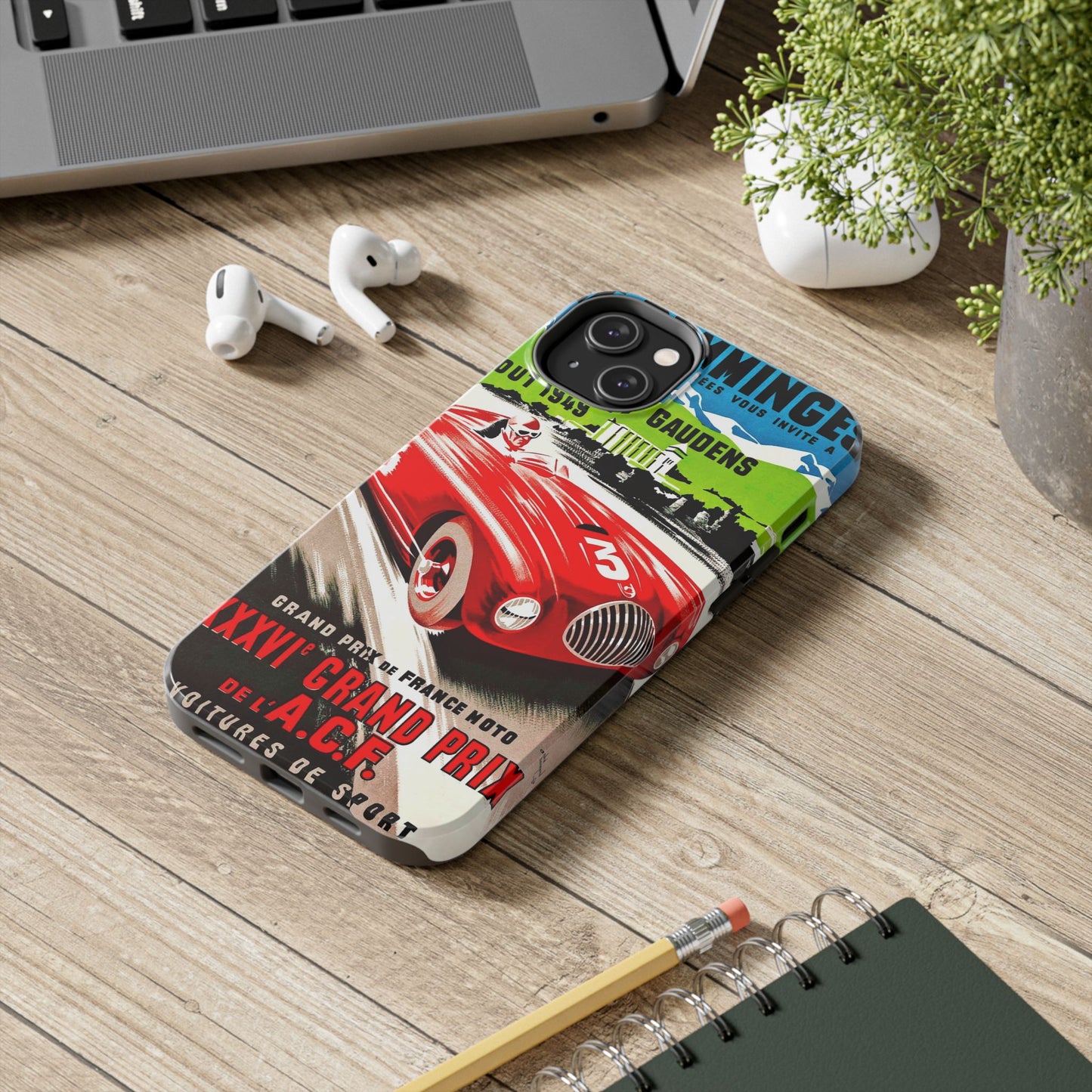 Vintage Racing Tough Phone Cases