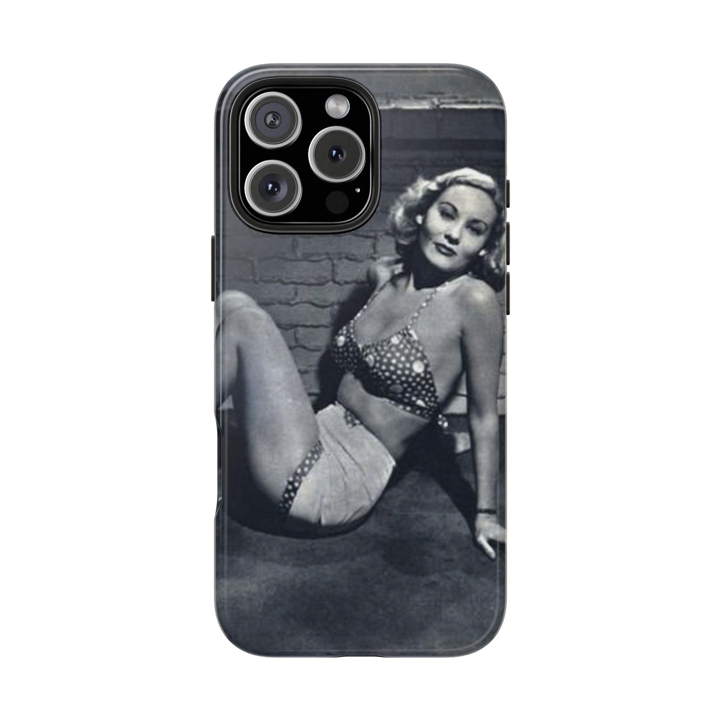 Retro Pinup Girl Tough Smartphone Cases - Old School Male 