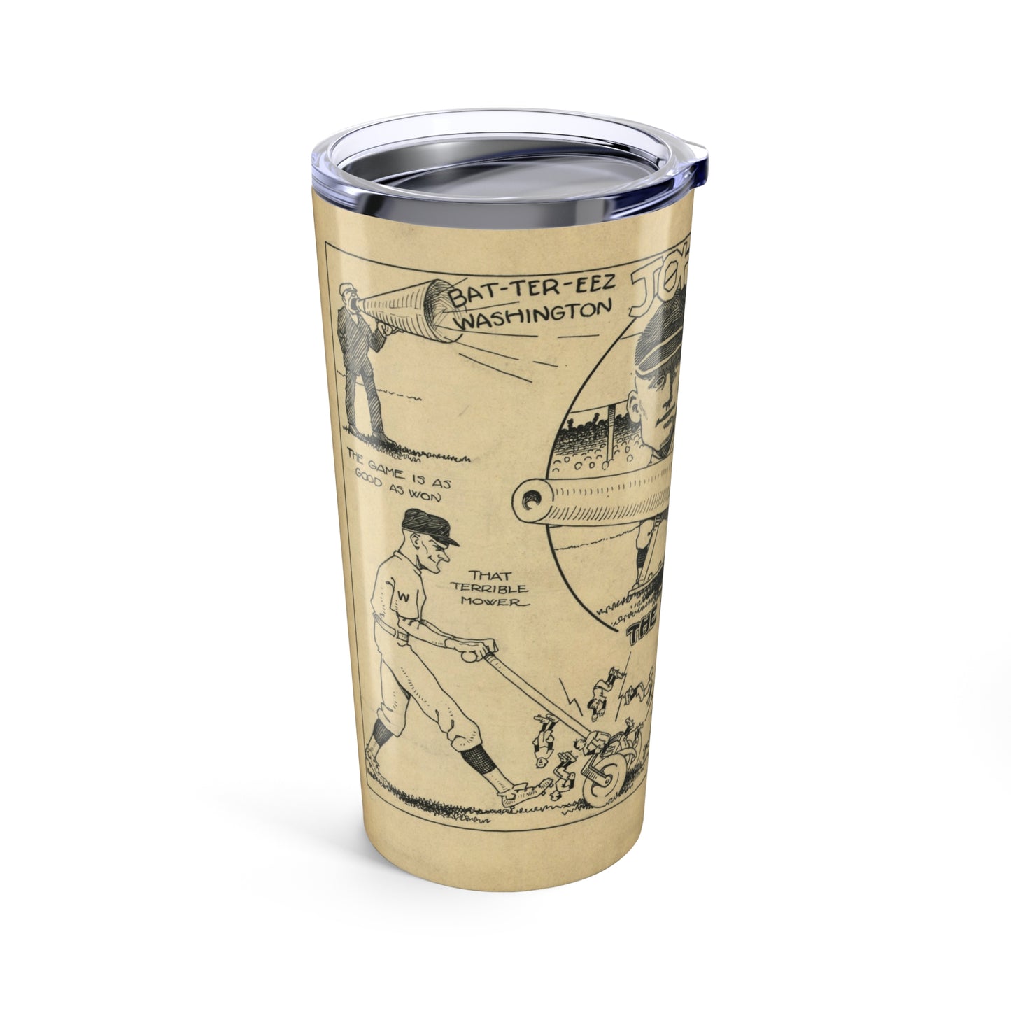 Retro Baseball Insulated Tumbler 20oz