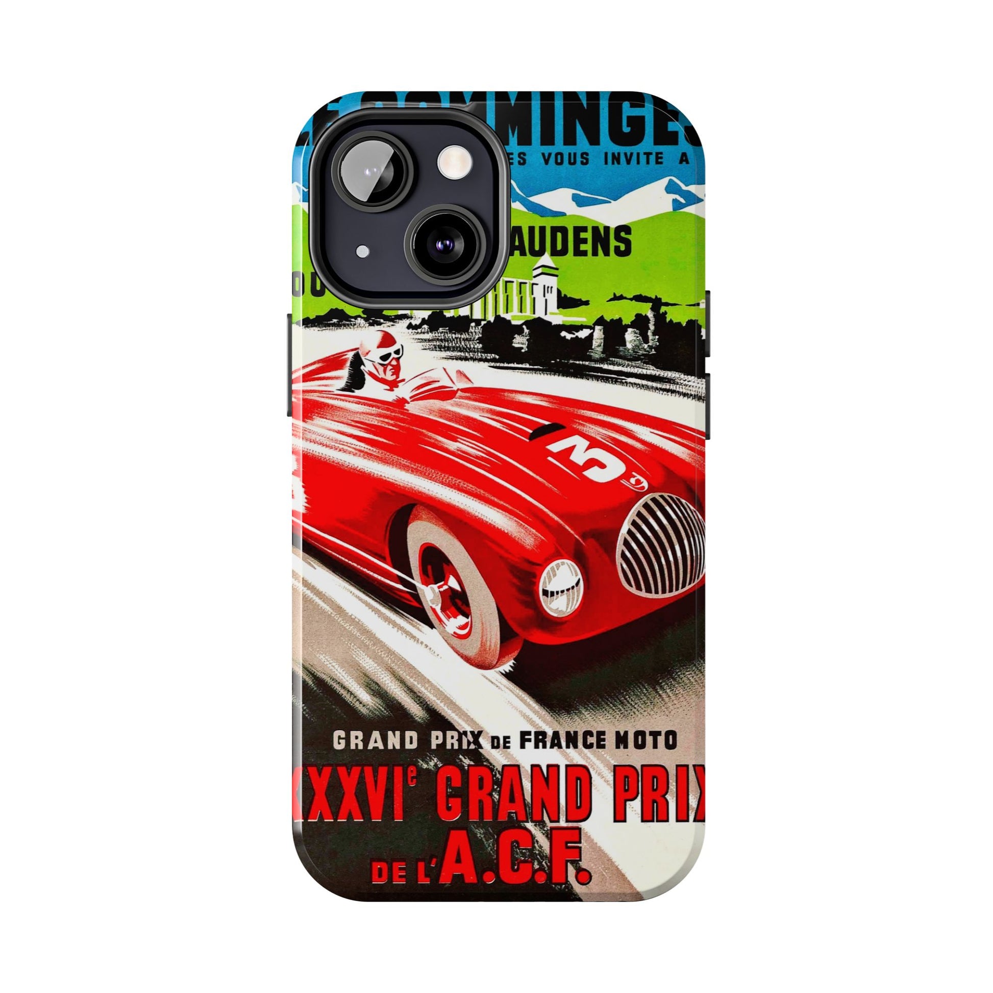 Vintage Racing Tough Phone Cases - Old School Male 