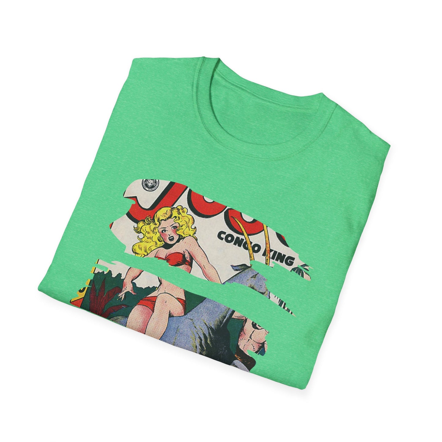 Vintage Comic Art Unisex Softstyle Tee