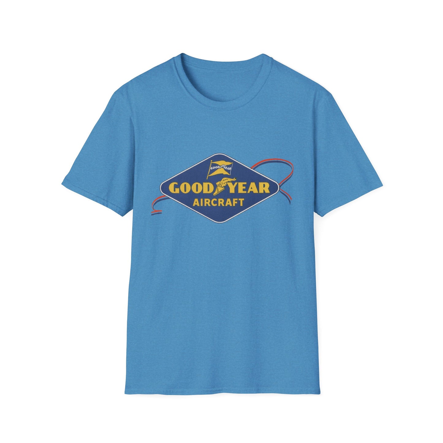 Fly High In Style: Vintage Goodyear Aircraft T-Shirt For Aviation Buffs & Retro Fans!