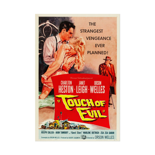 Touch Of Evil Film Poster - Vintage Art Print For Movie Lovers, Classic Noir Style