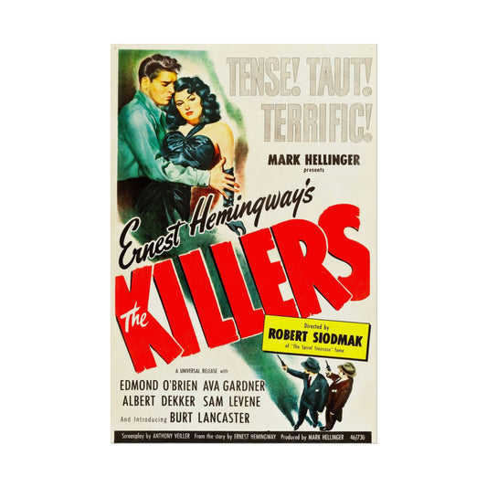 Retro The Killers Movie Poster Print – Vibrant Semi-Glossy Art for Film Lovers