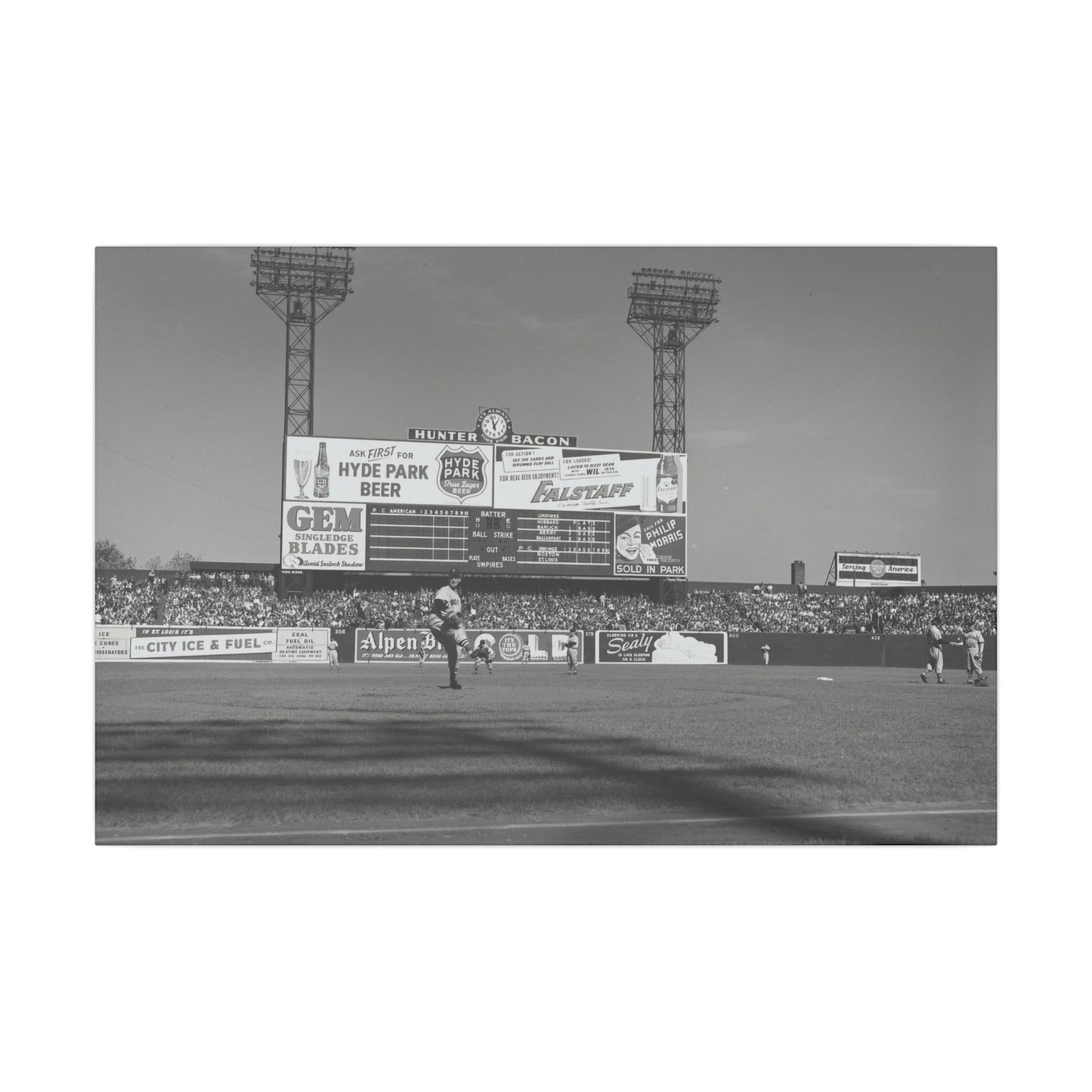 Canvas Print - 1946 World Series at Sportsman's Park