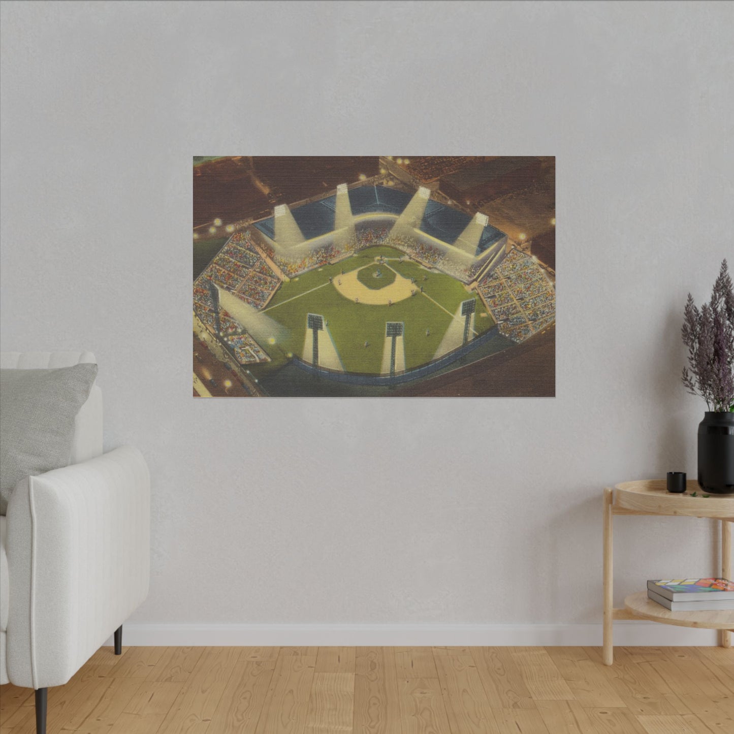 Classic Boston Braves Field Canvas Art Print