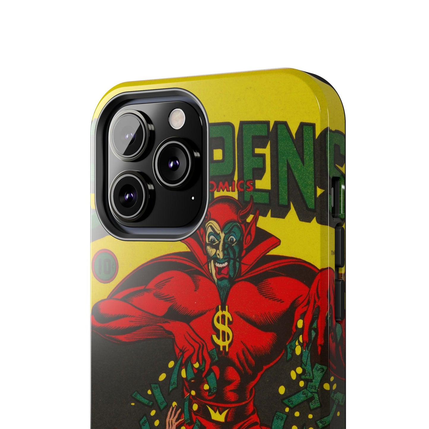 Retro Suspense Comics Phone Case for Tough Protection - Old School Male 