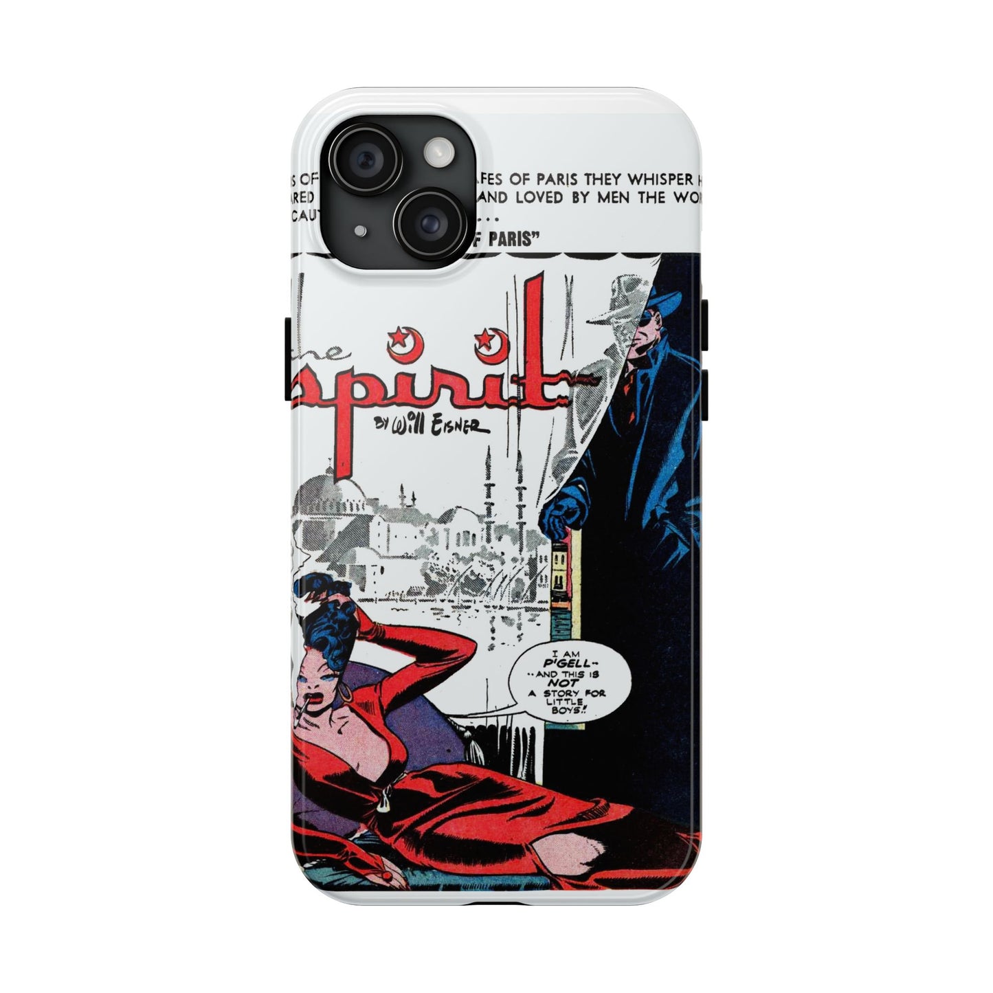 Vintage Spirit Comic Tough Phone Cases for Ultimate Protection - Old School Male 