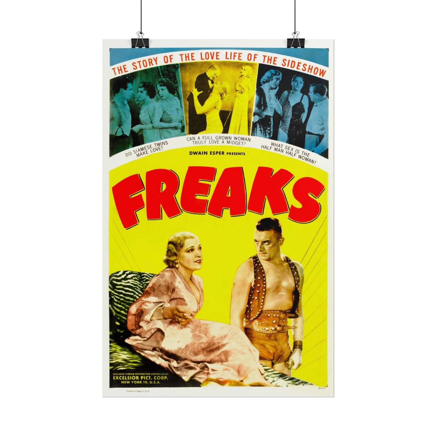 Vintage Freaks Rolled Poster