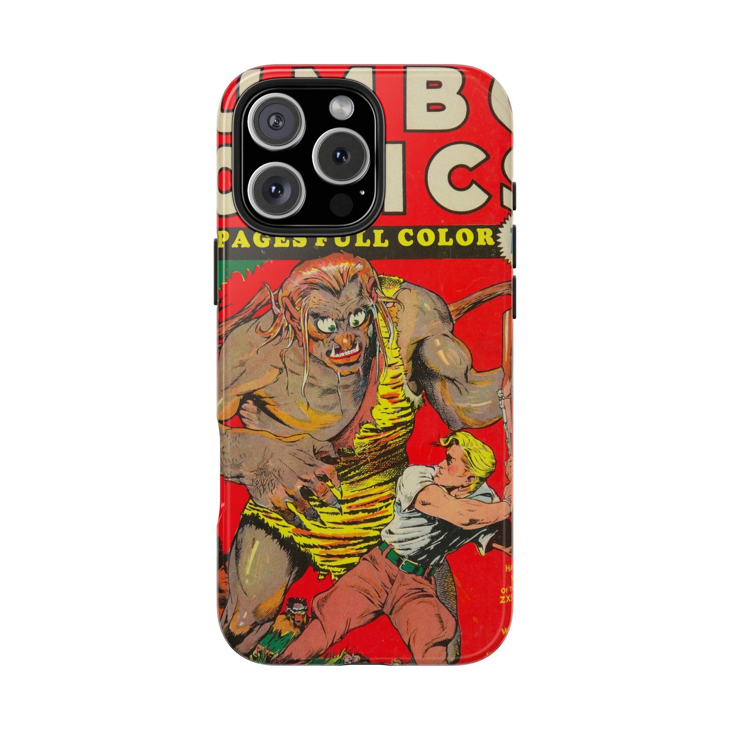 Vintage-Inspired Comic Book Tough Phone Cases - Old School Male 