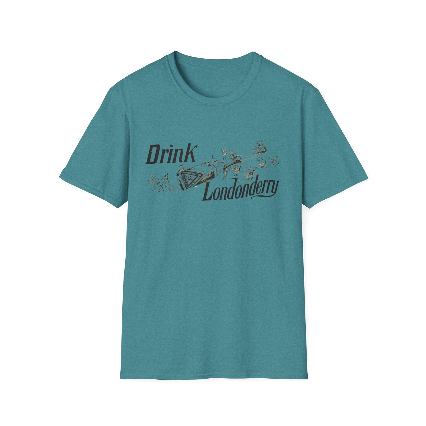 Vintage Londonberry Drink T-Shirt - Retro Unisex Tee in Soft, Ethically-Sourced Cotton