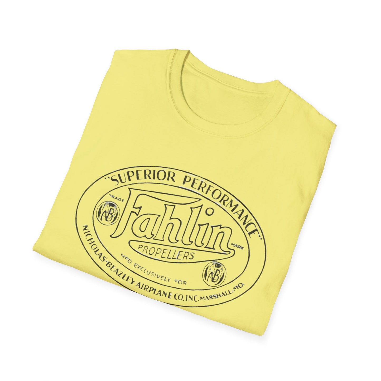 Cool Retro Fahlin Propellor T-Shirt: 100% Cotton, Vintage Vibes, Perfect For Your Weekend Adventures!