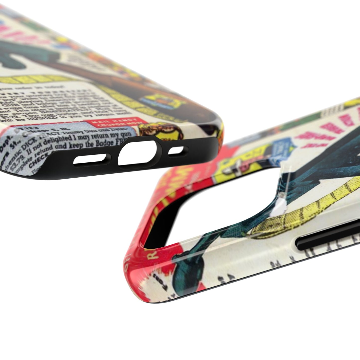 Dick Tracy Tommy Gun Vintage-Inspired Tough Phone Cases