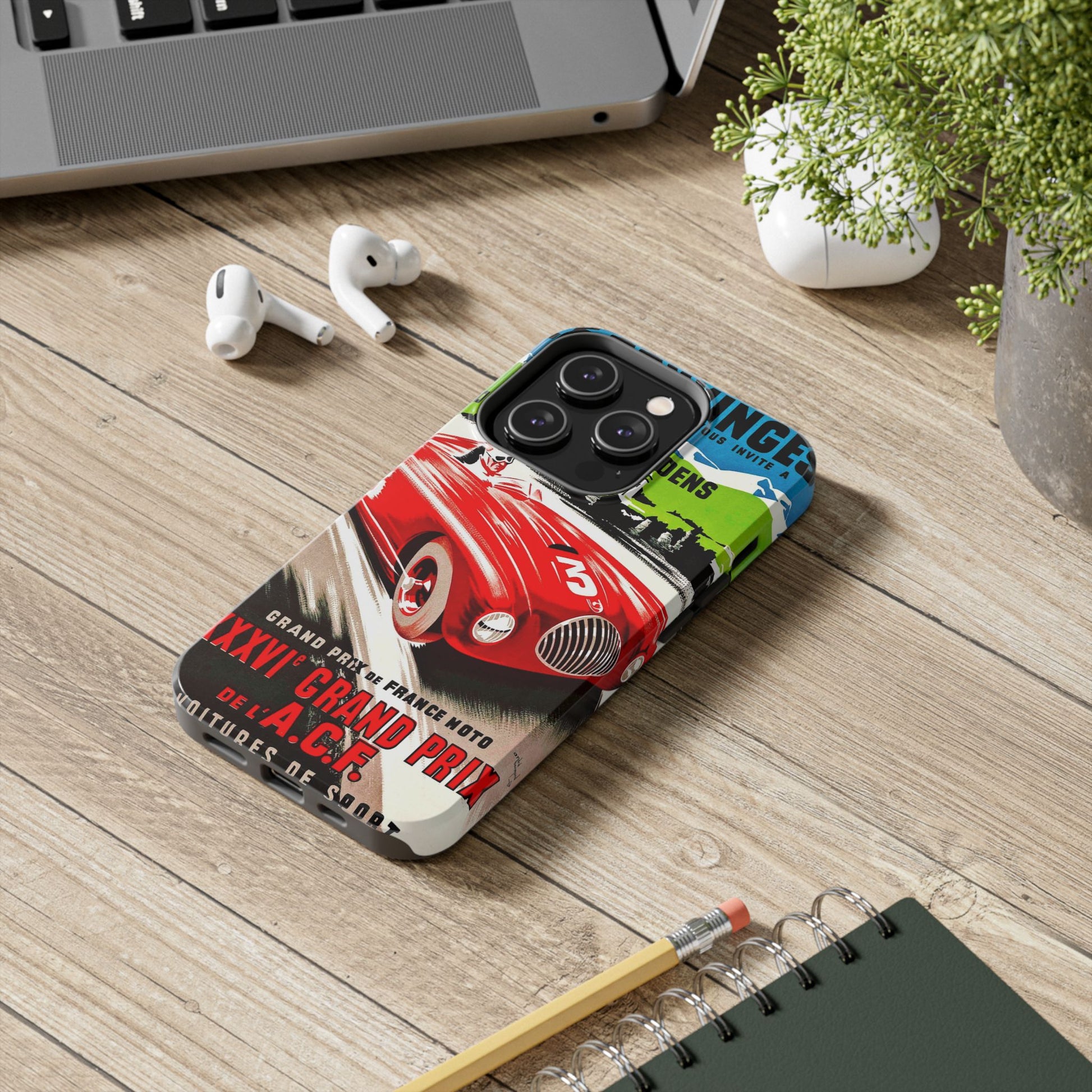 Vintage Racing Tough Phone Cases - Old School Male 